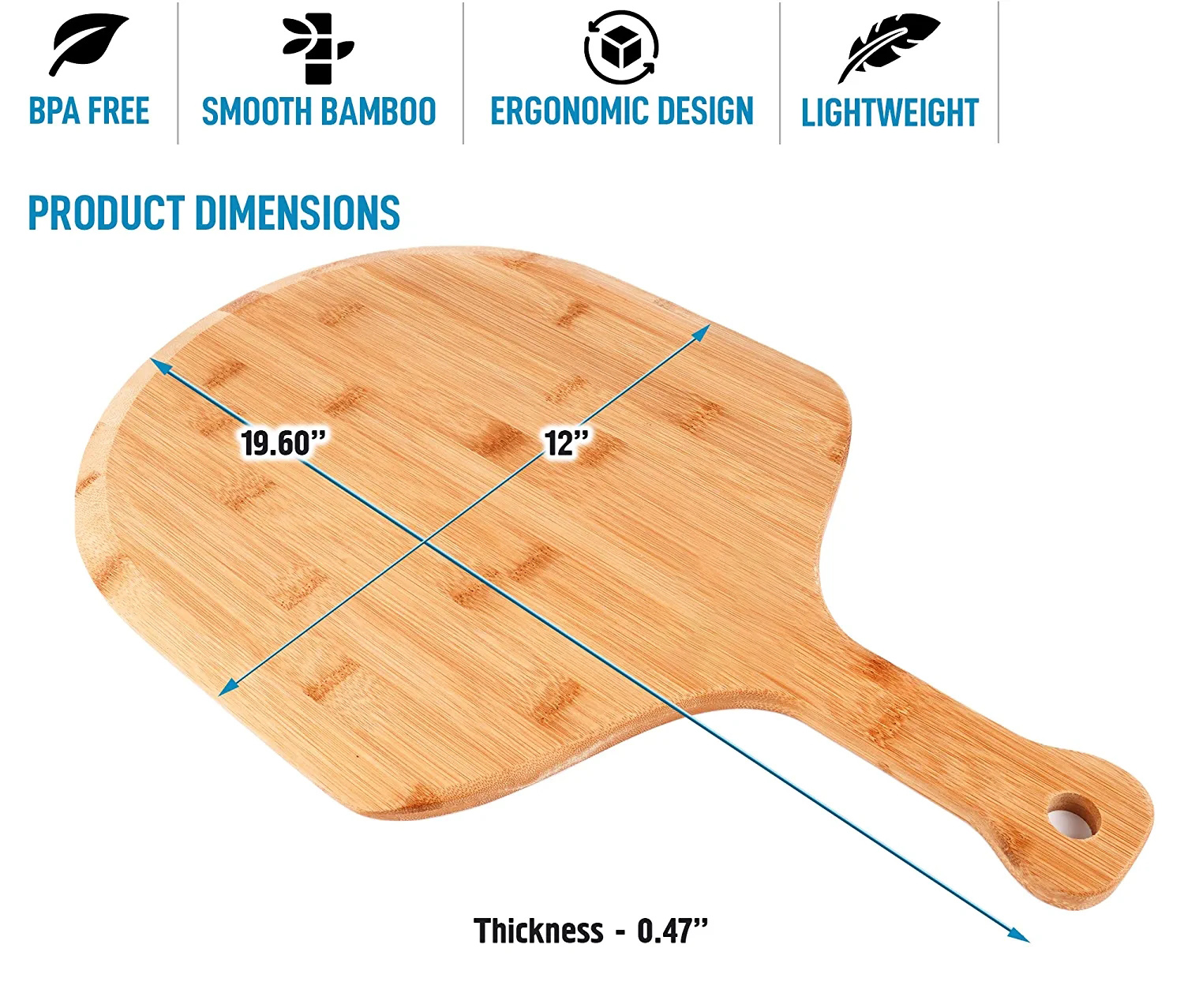 Bamboo Pizza plate 6
