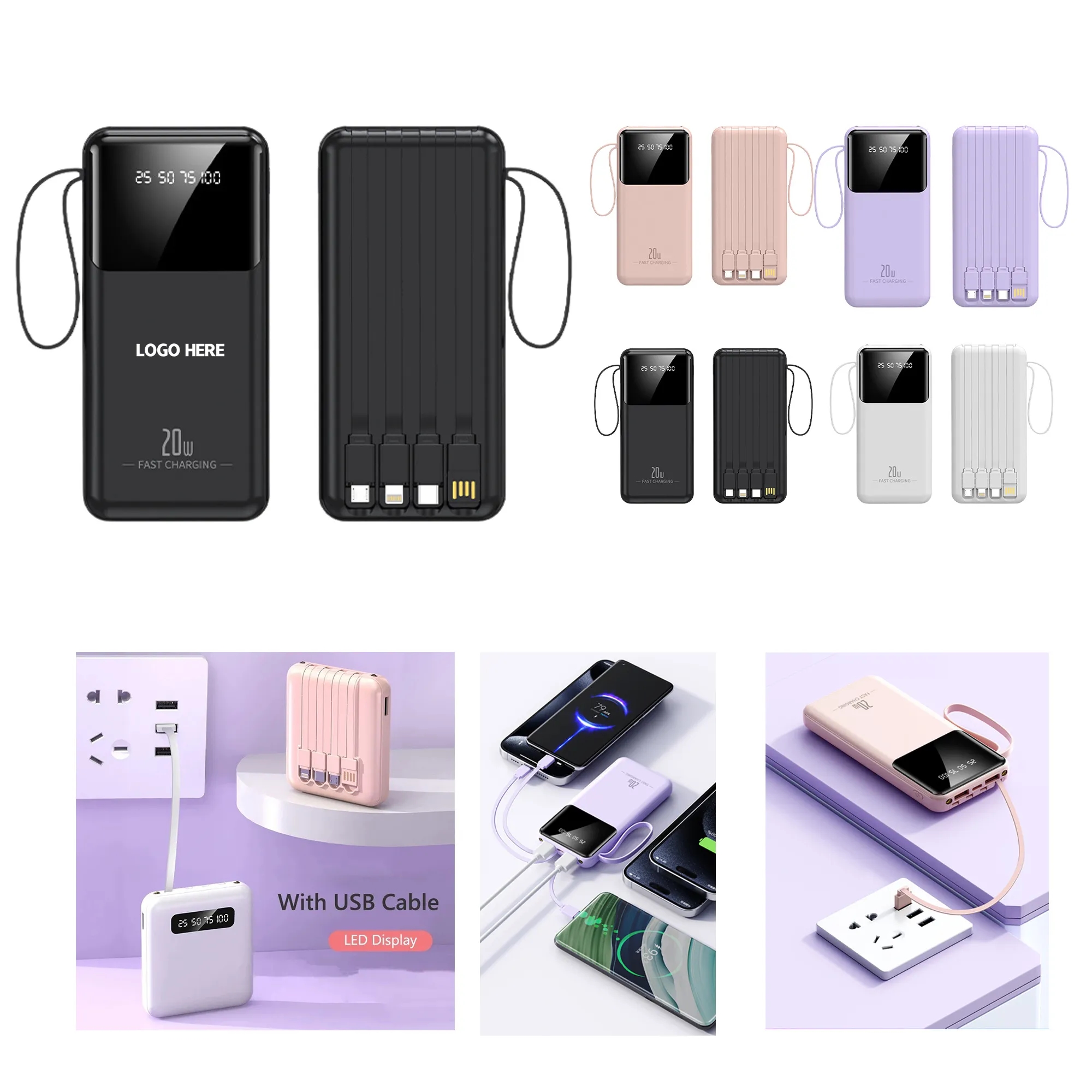 5000 mAh Portable Power Bank