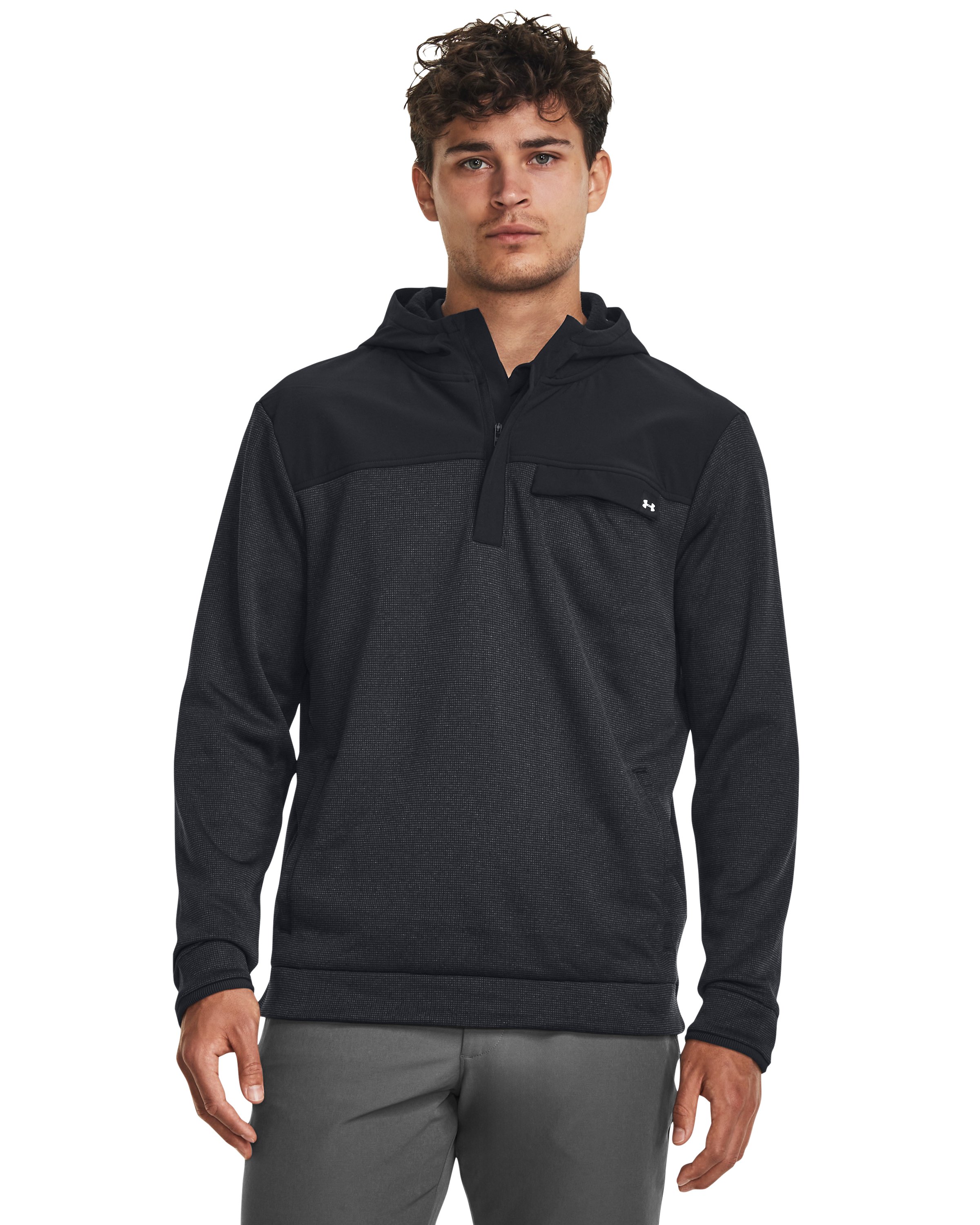 Men's UA Storm SweaterFleece Hoodie, custom hoodie or sweatshirt with logo imprint 4