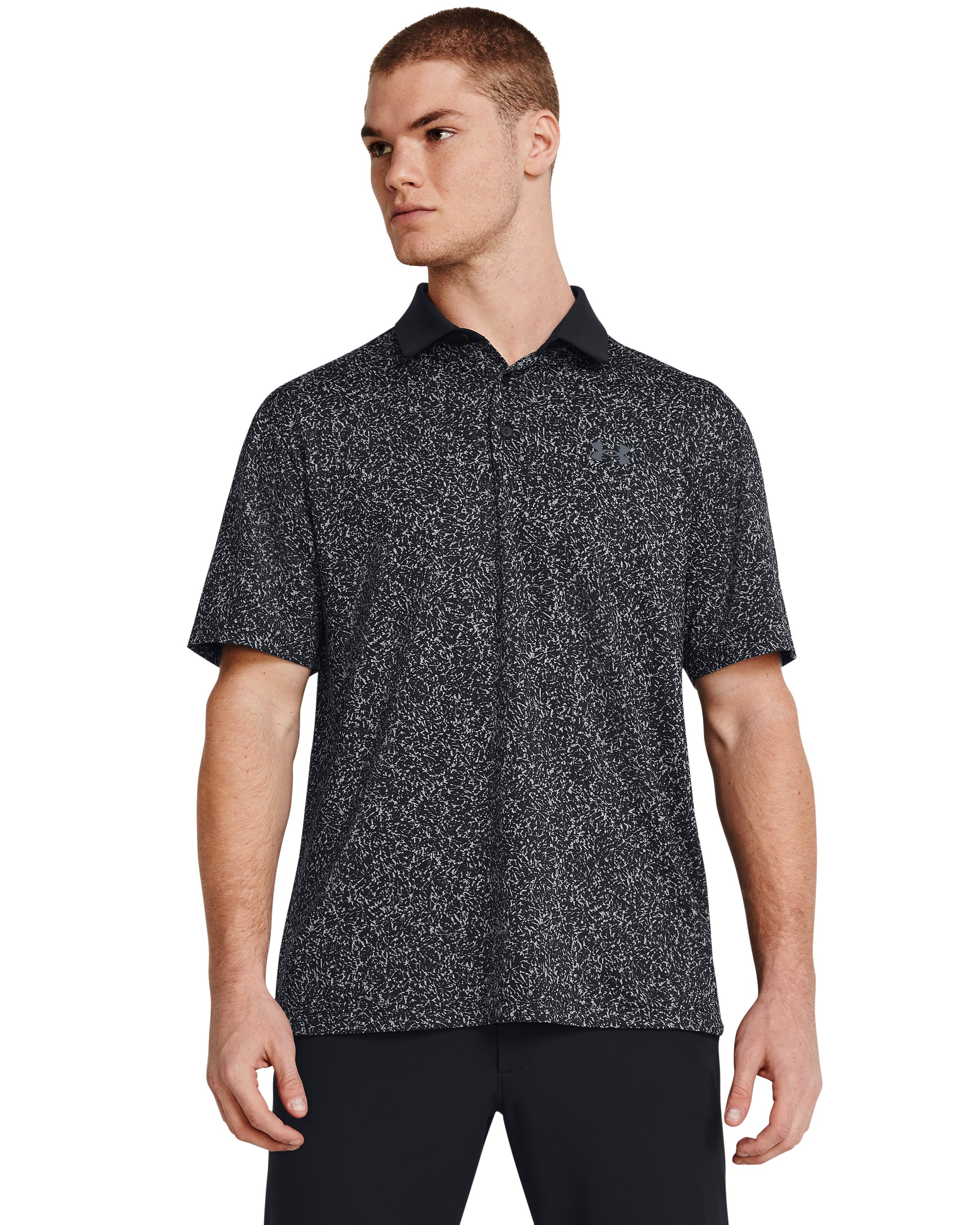 UA Playoff 3.0 Coral Jacquard Men's Polo 11