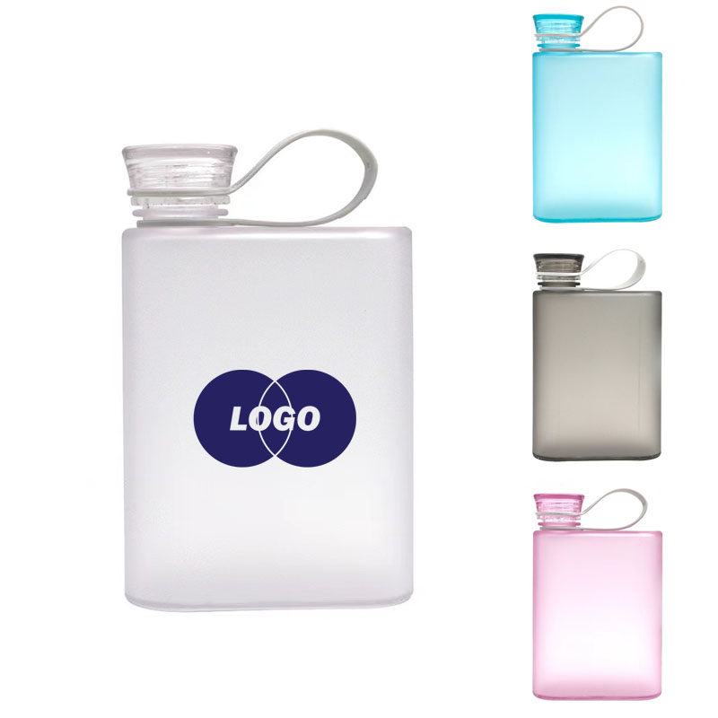 14oz A5 Memo Flat Water Bottle