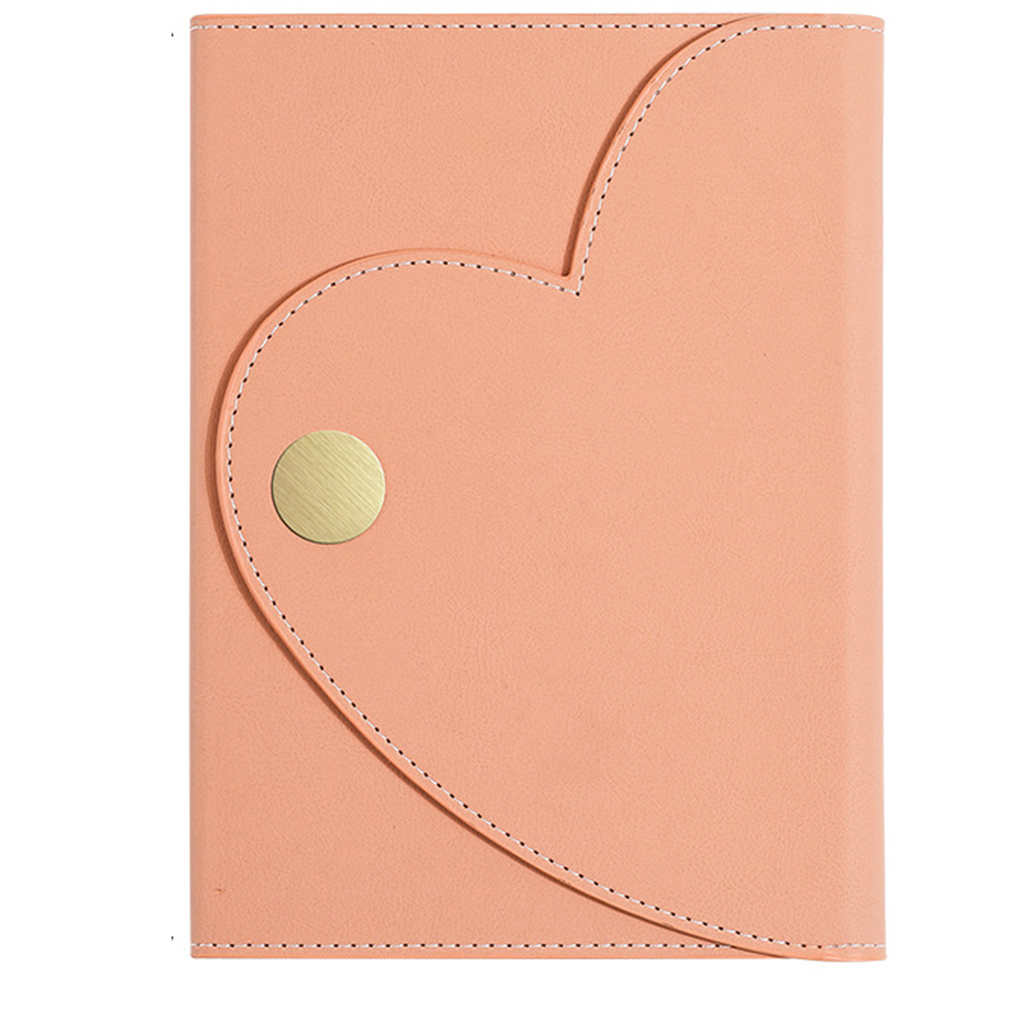 Leather Journal with Heart - Style Button Closure 11