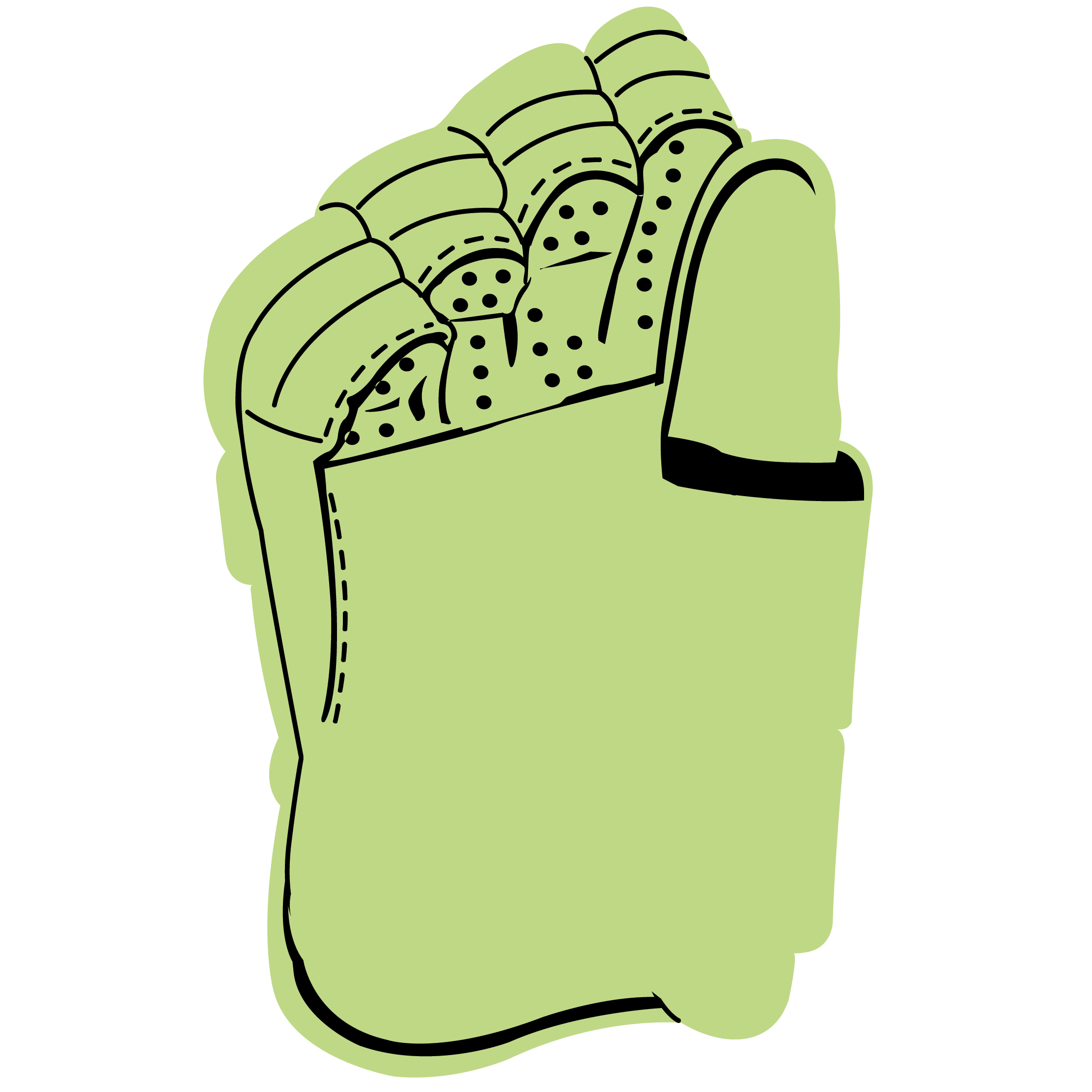 Foam Hockey Glove Hand 58