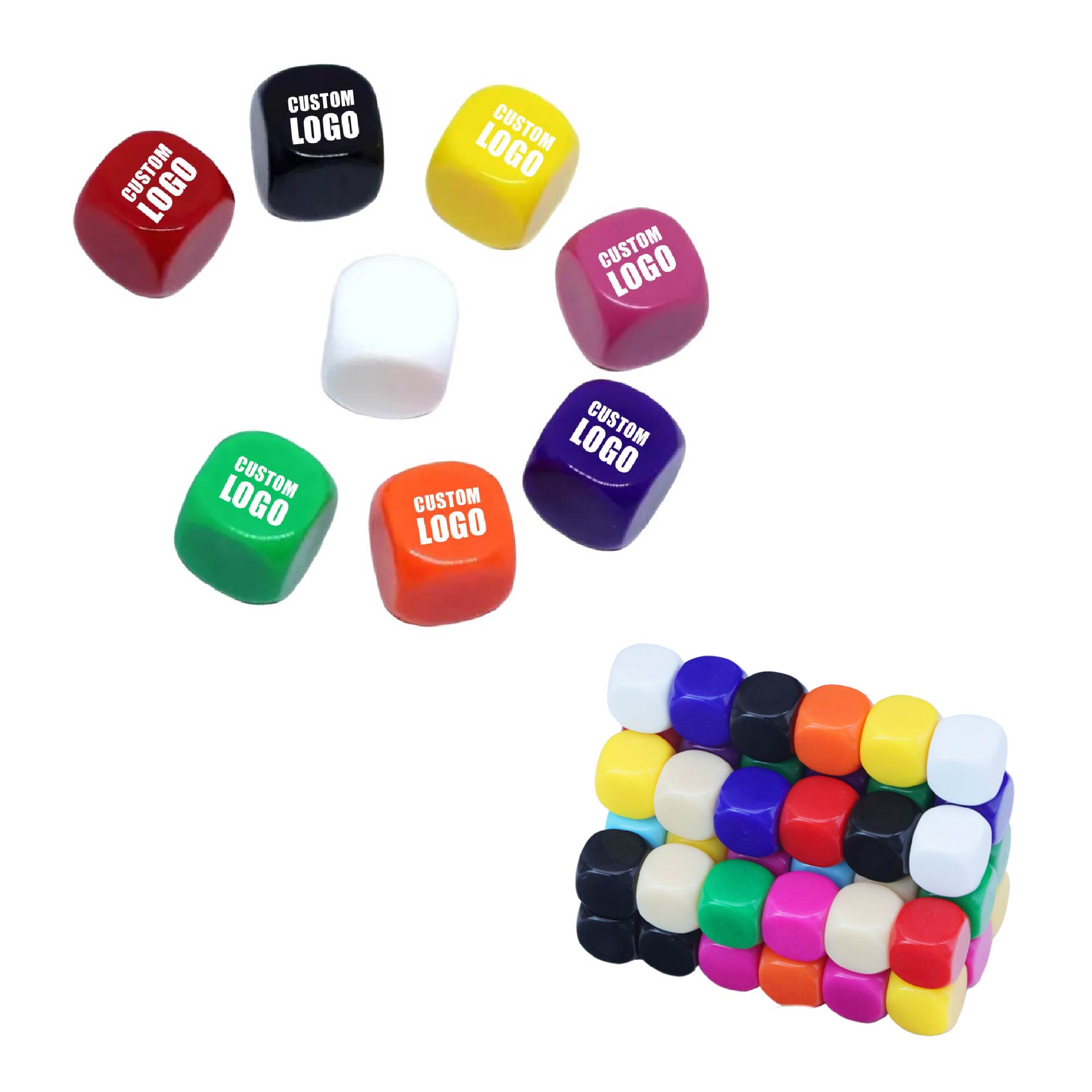 MOQ 200 pcs Game Dice 4