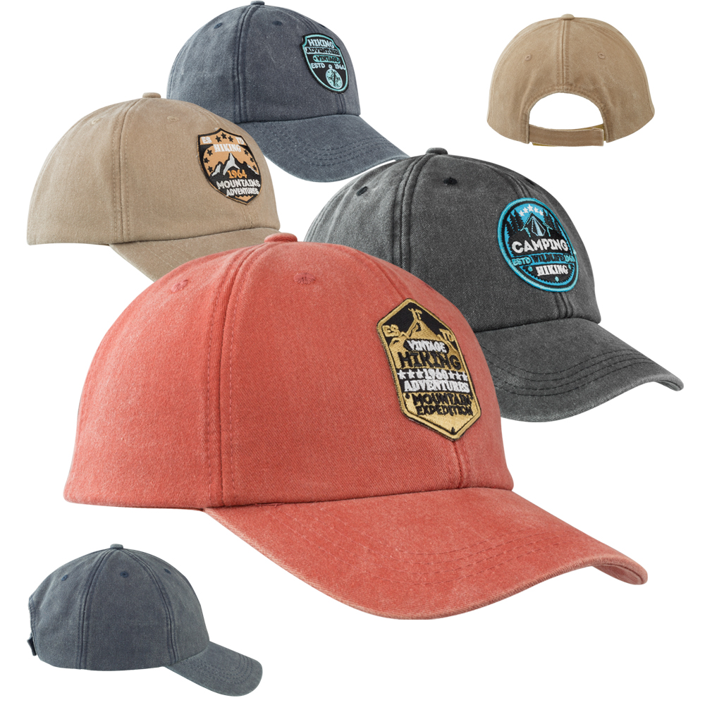 washed cotton baseball cap