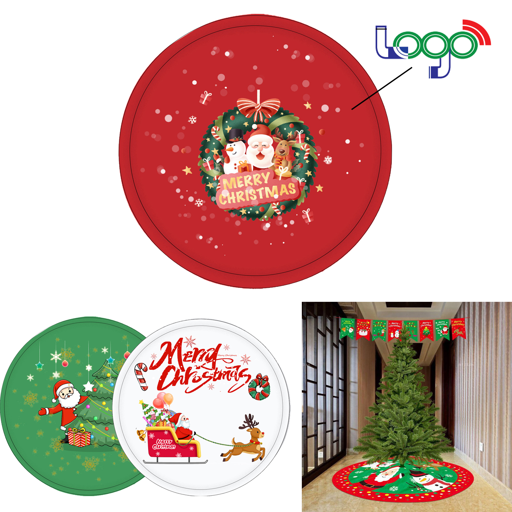 Custom Silicone Anti-Slip Mat for Holiday D??cor and Protection 9