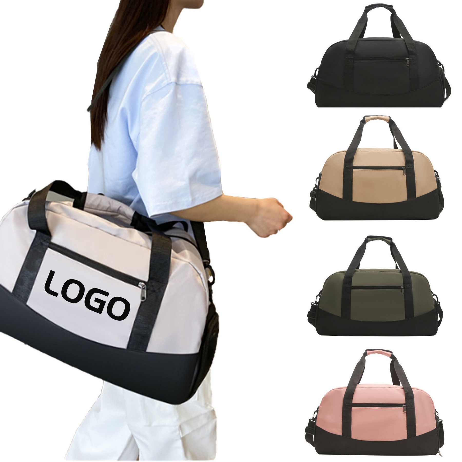Twill Travel Duffel Bag