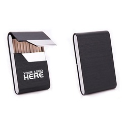 PU Leather Cigarette Business Card Case