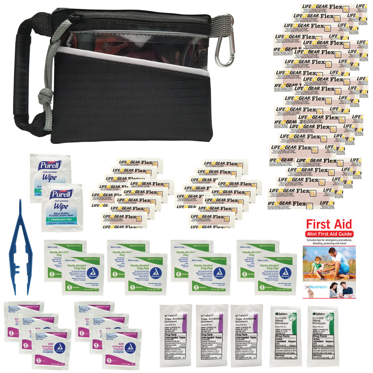 Go Safe60 pcs First Aid Kit F46MAX Safety Made