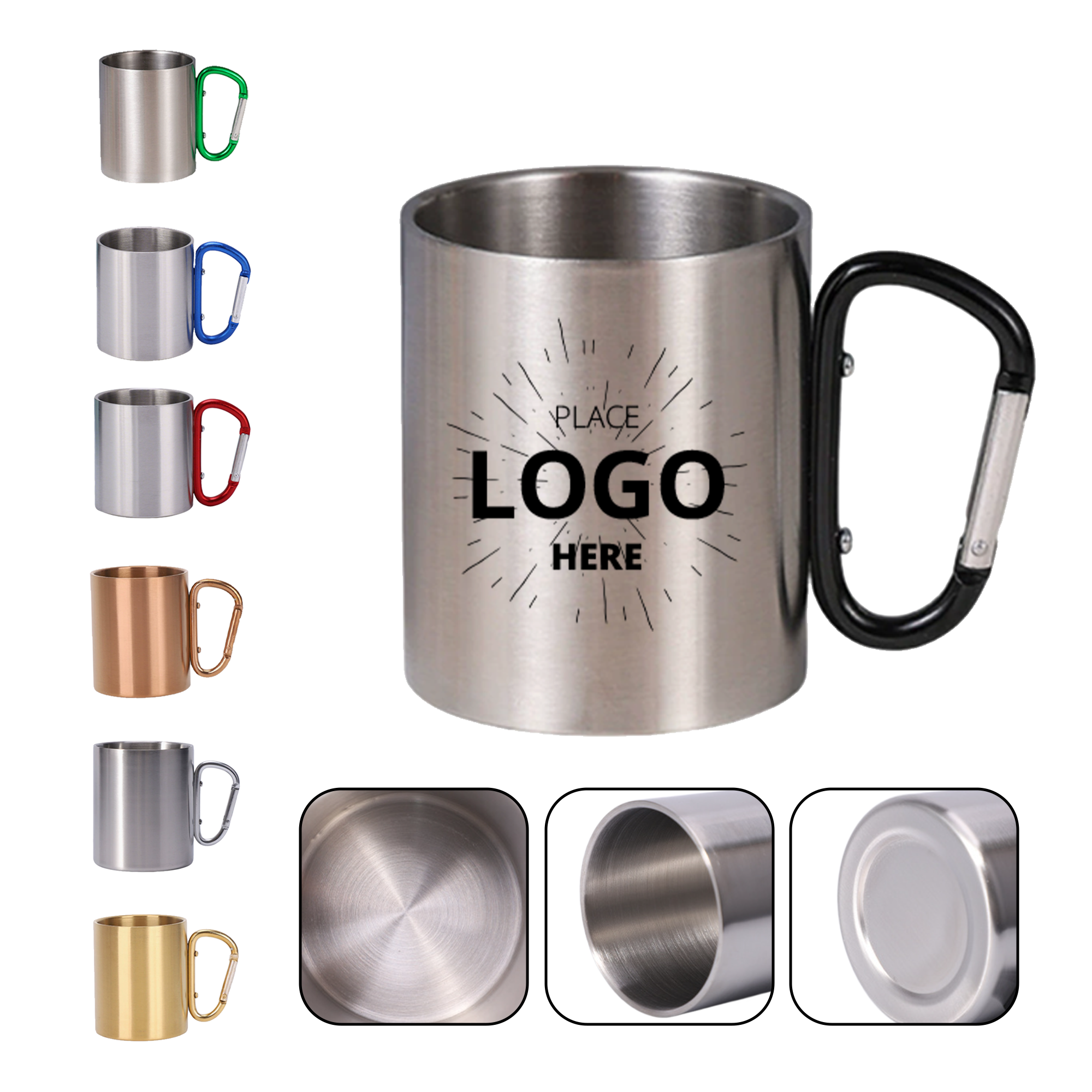 10 oz Stainless Steel Mugs 2