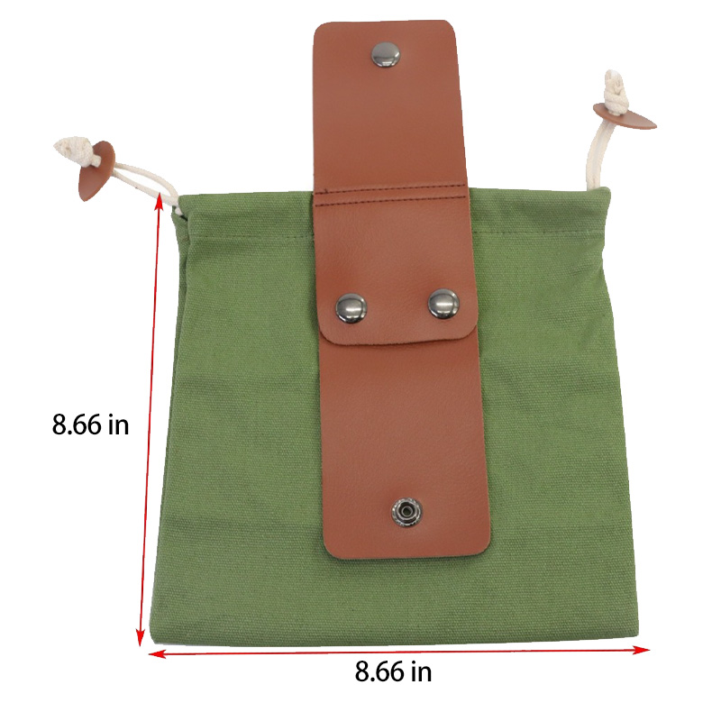 Leather Buckle Harvest Bag 6