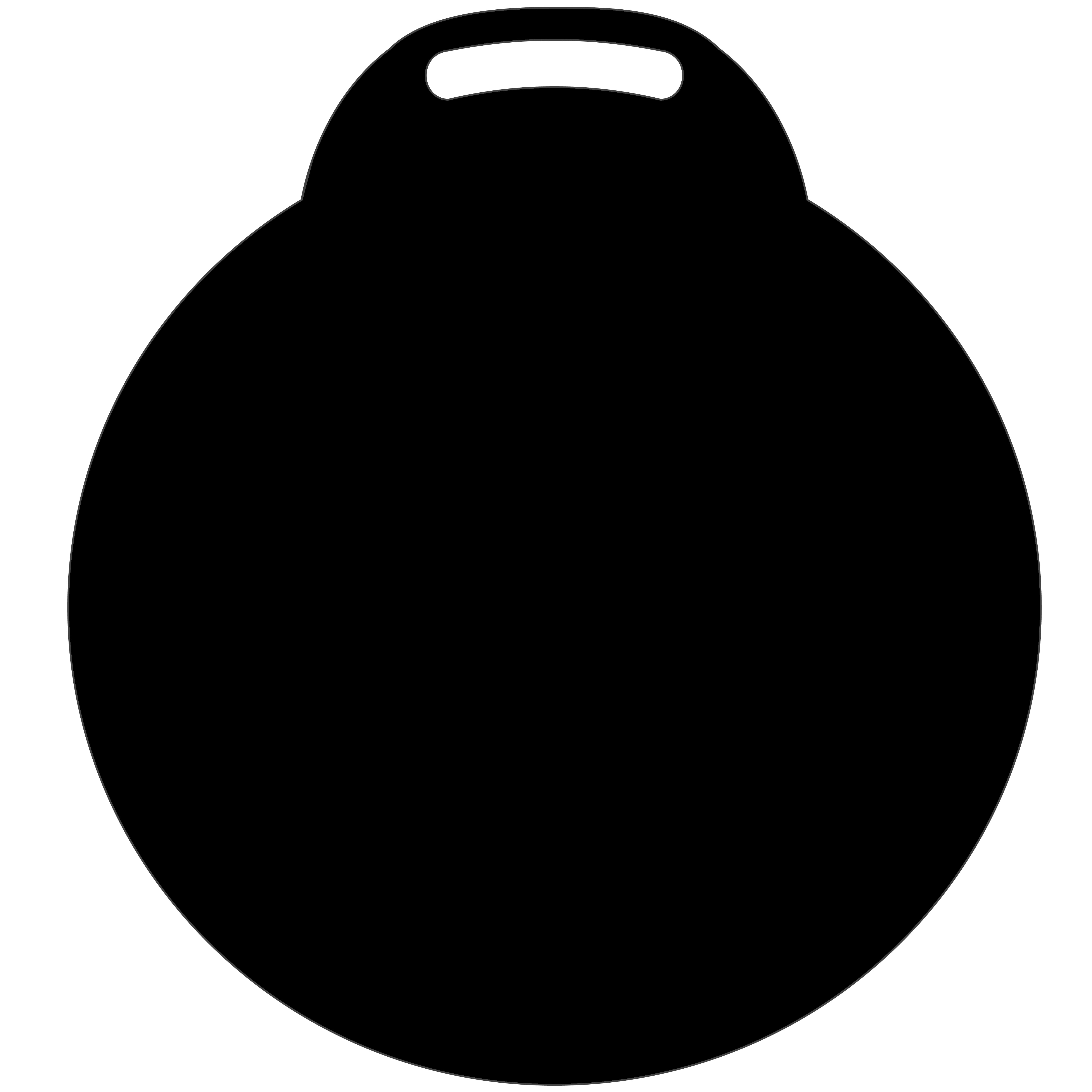 Round Vinyl Stadium Cushion (13.5") 47