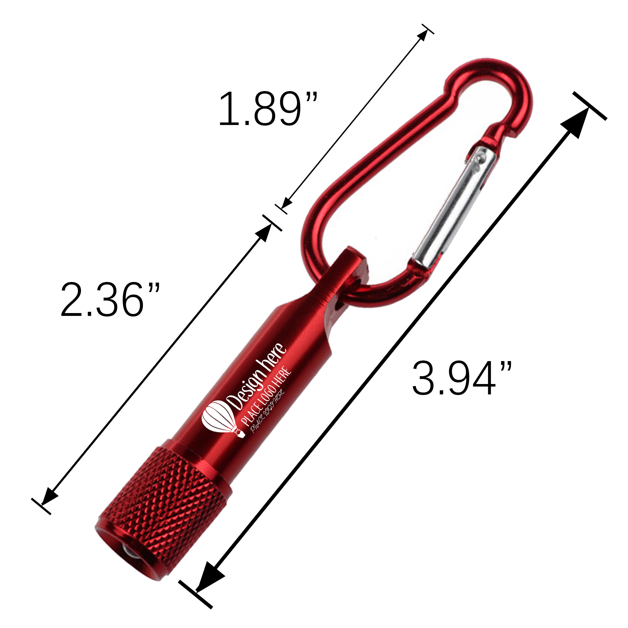 Carabiner LED Flashlight Keychain 5