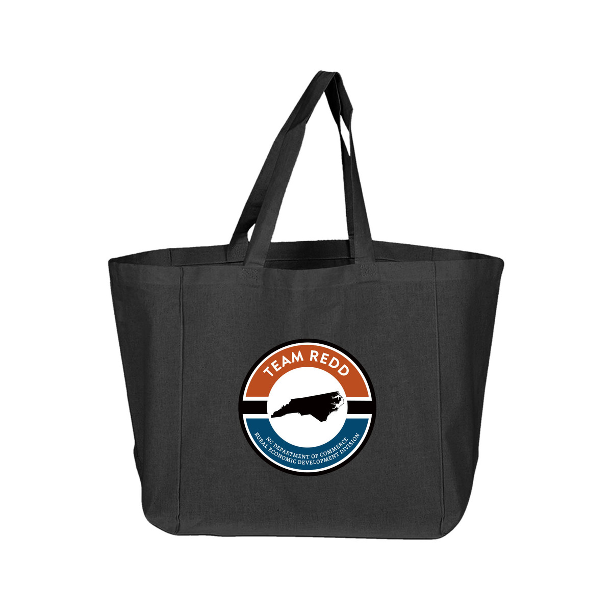 6 oz. 100% Cotton Sheeting Travel Tote Bag w/ Bottom Gusset