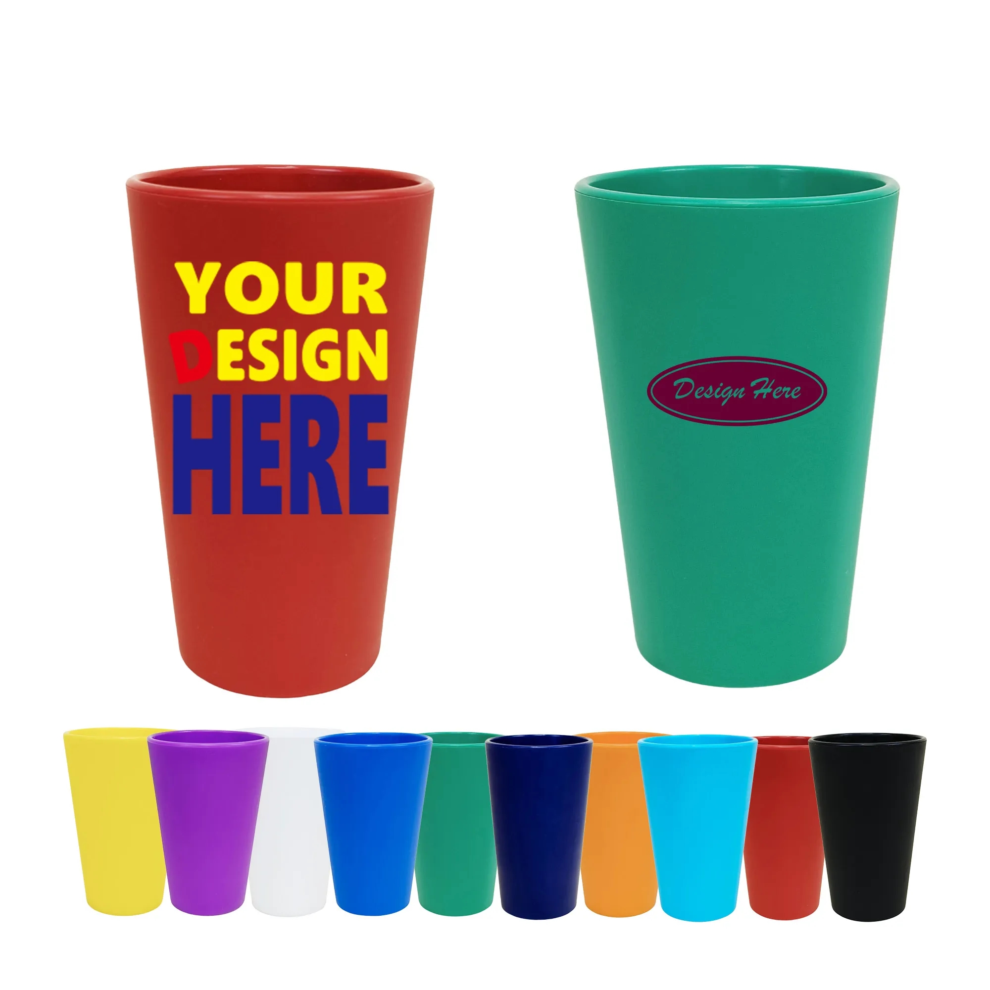 16oz Silicone Pint Glasses