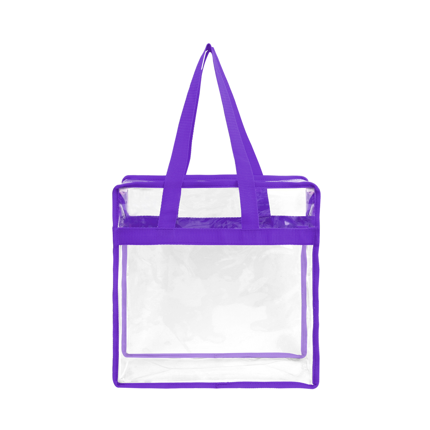 Stadium Approved Clear Zipper Tote Bag 42