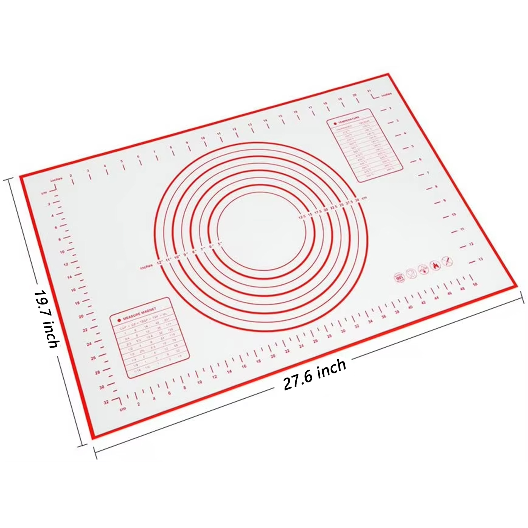 Nonstick Silicone Pastry Baking Large Mat 26