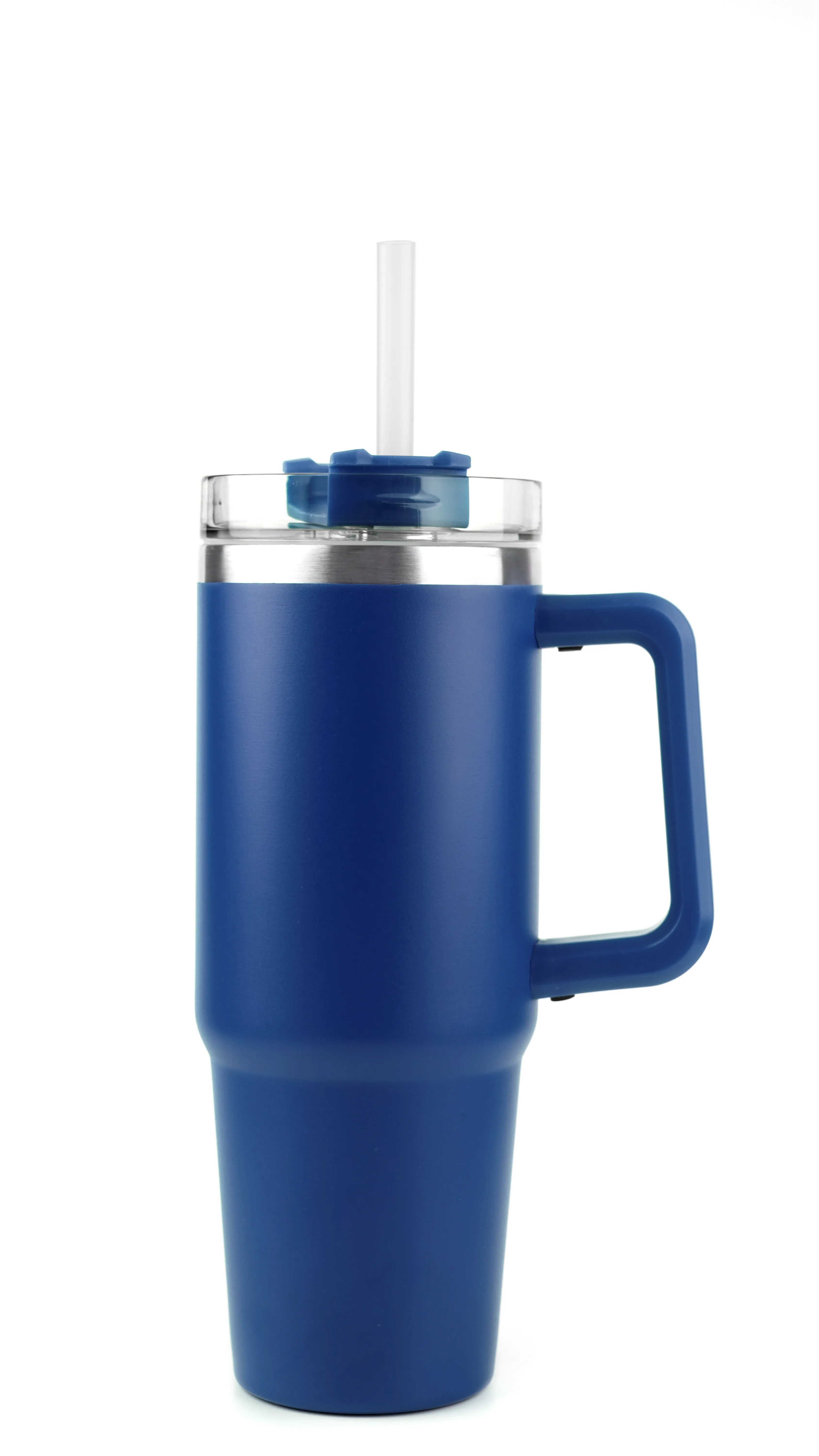 30oz double wall SS vacuum Mug & Straw Lid with Twist Close 14