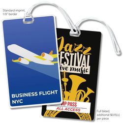 Imprinted Large Luggage Tag