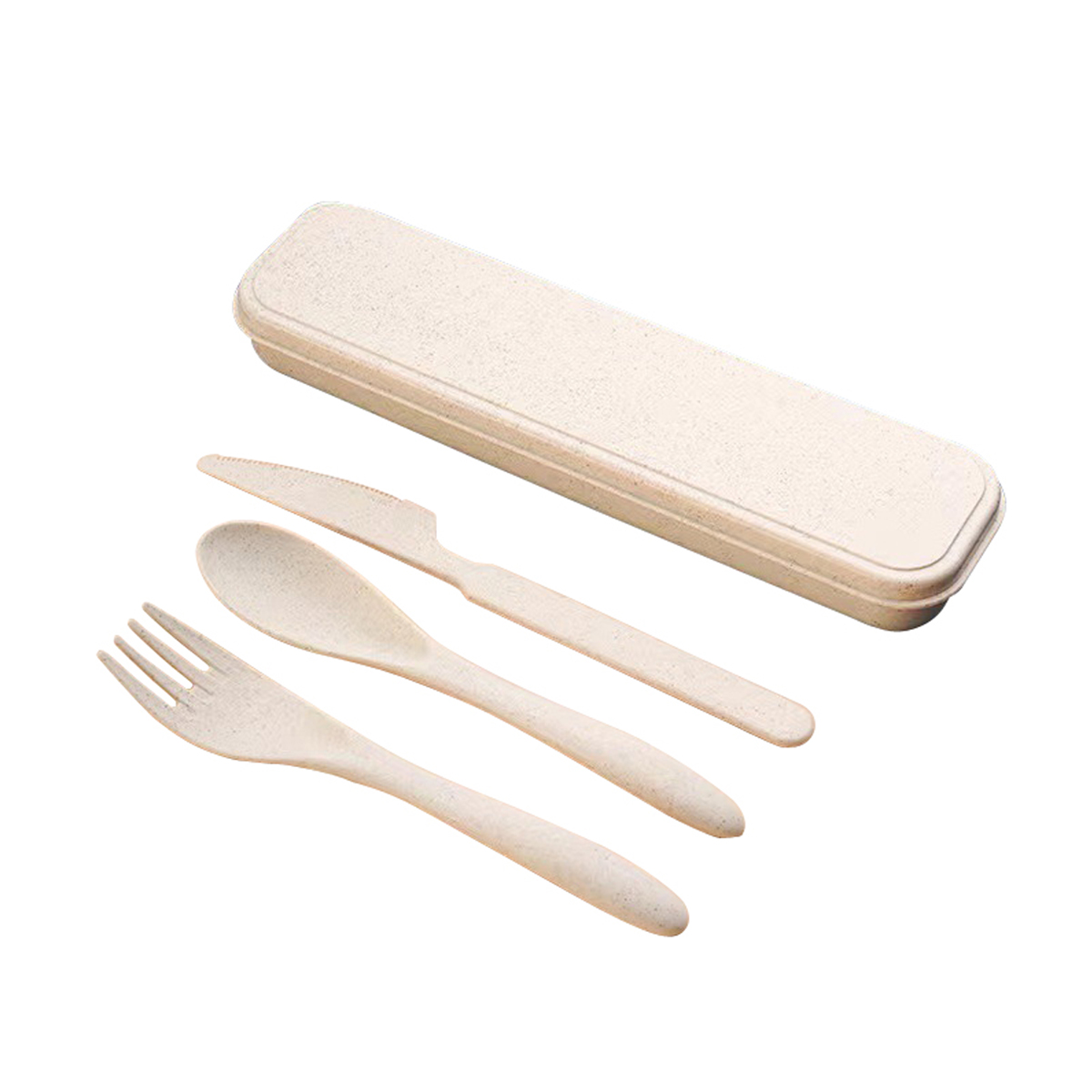 Wheat Straw Travel Cutlery Set 12