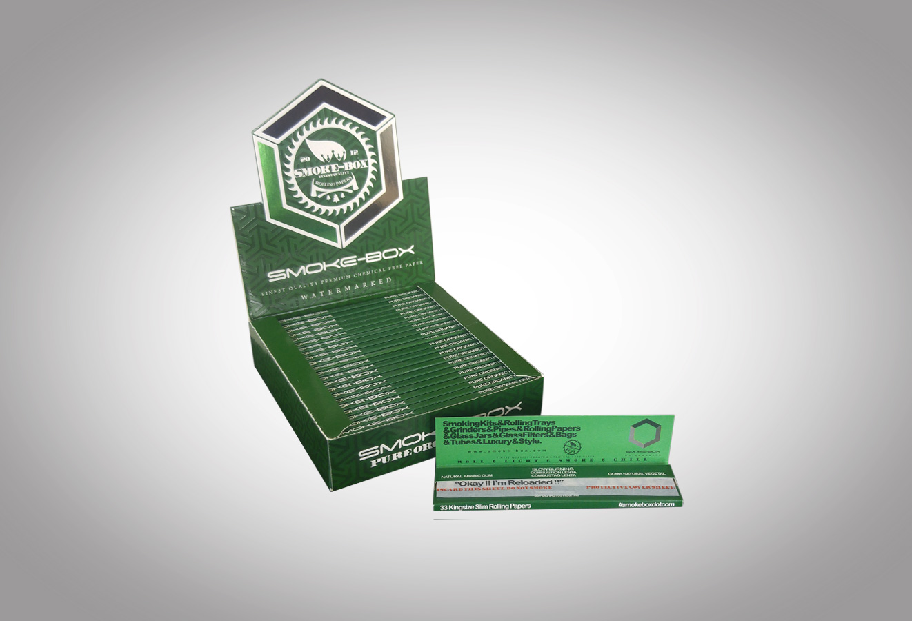 Hemp Rolling Papers 1 1/4" with Full Custom Booklets 9