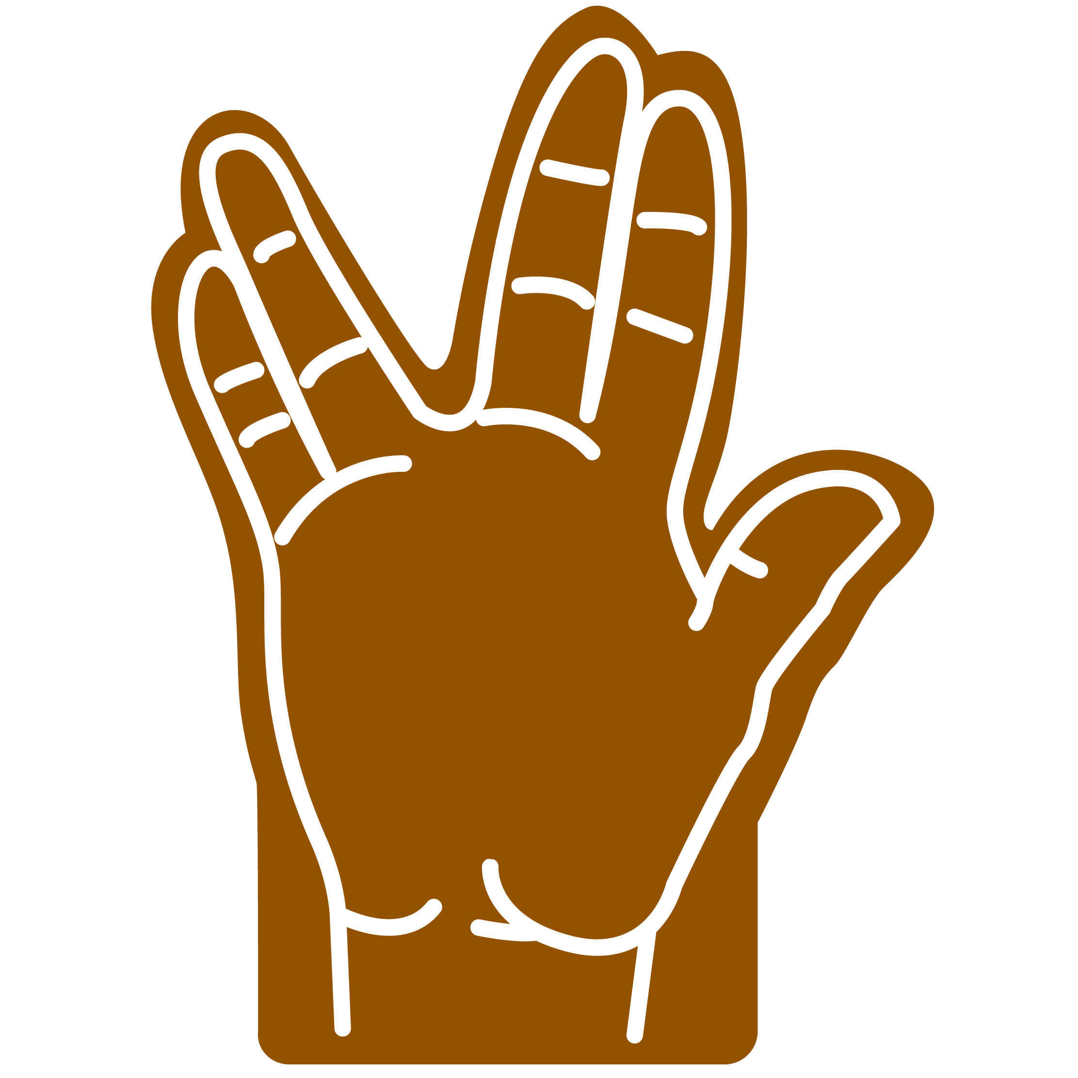 16" Foam Hand 53