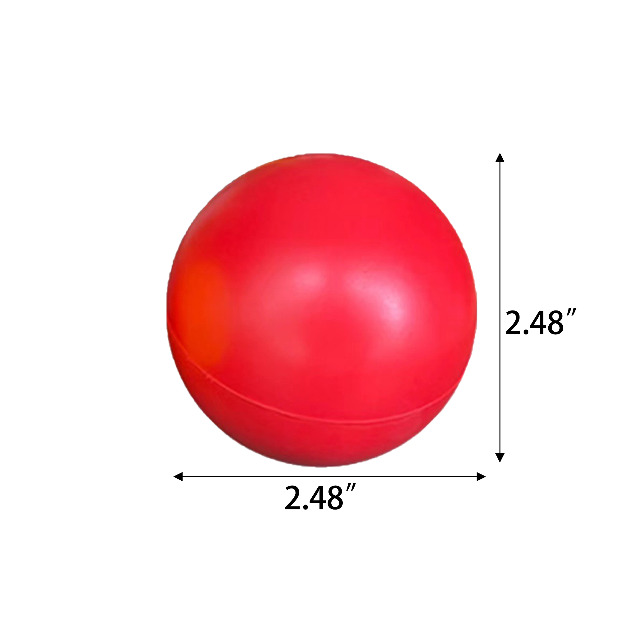 Polyurethane-Made Round Stress Ball MOQ 100 5
