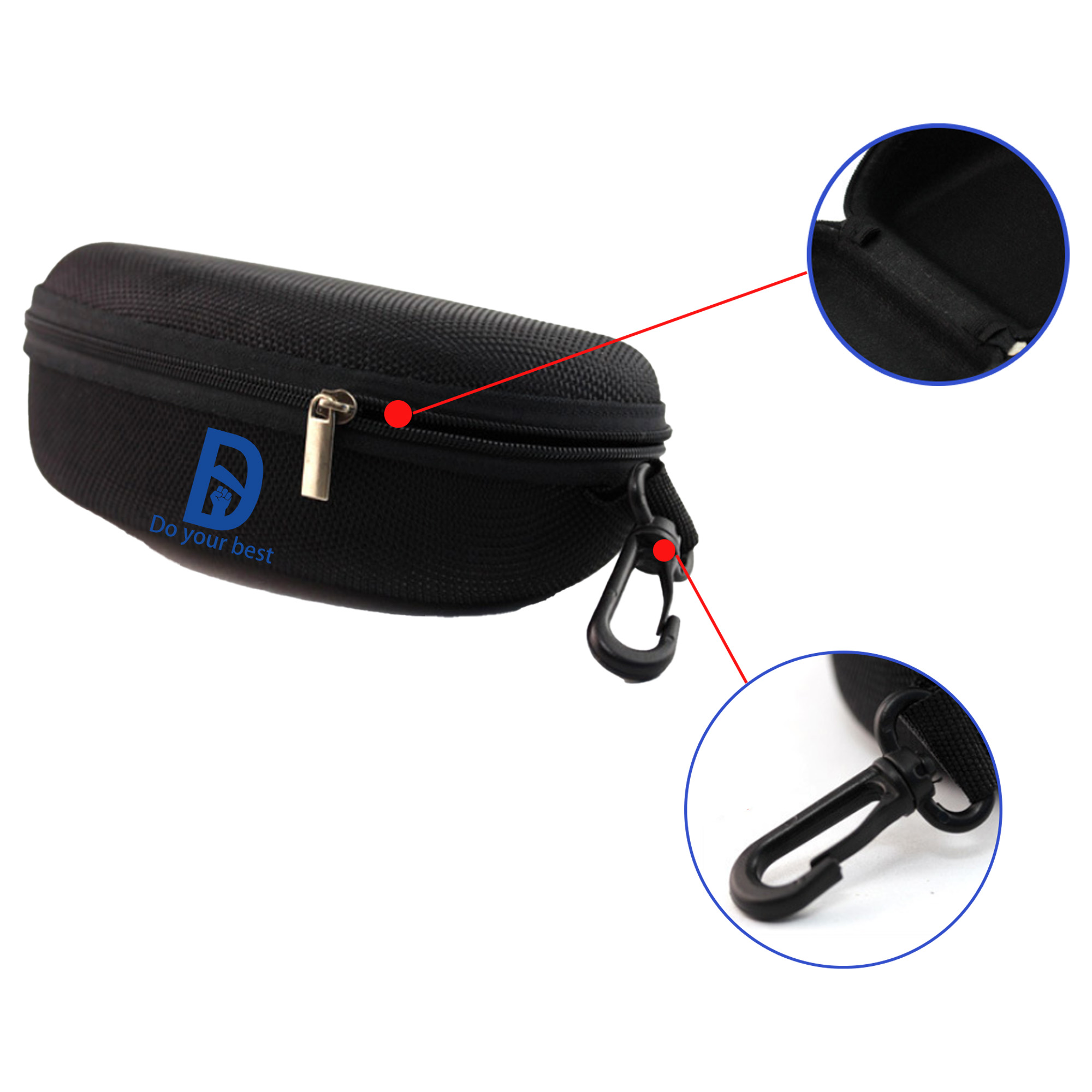 Glasses Case with Hook MOQ 50 4