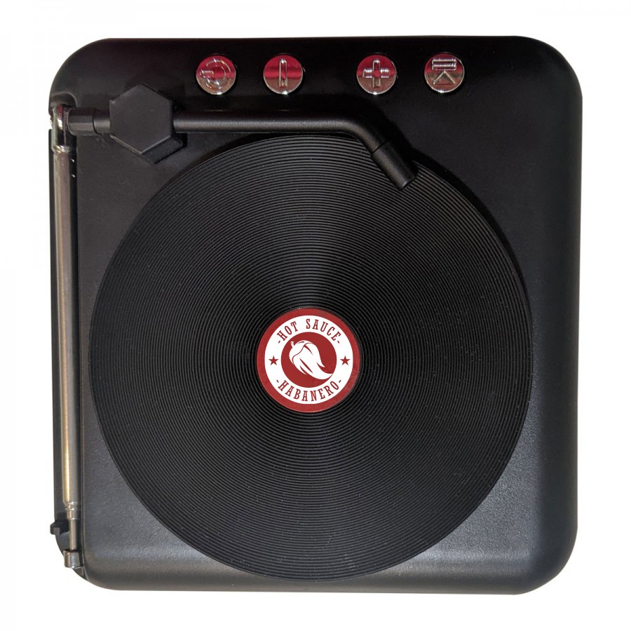 SonicWave Retro Record Player Shaped Bluetooth Speaker 9