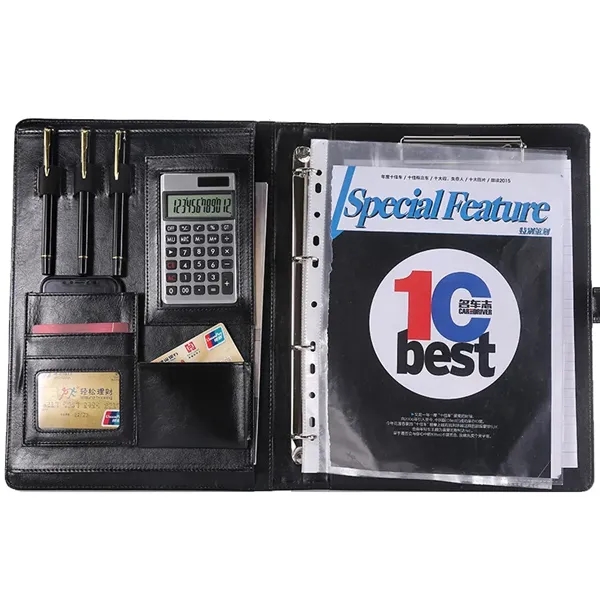 Padfolio Leather Folder for employee onboarding gifts