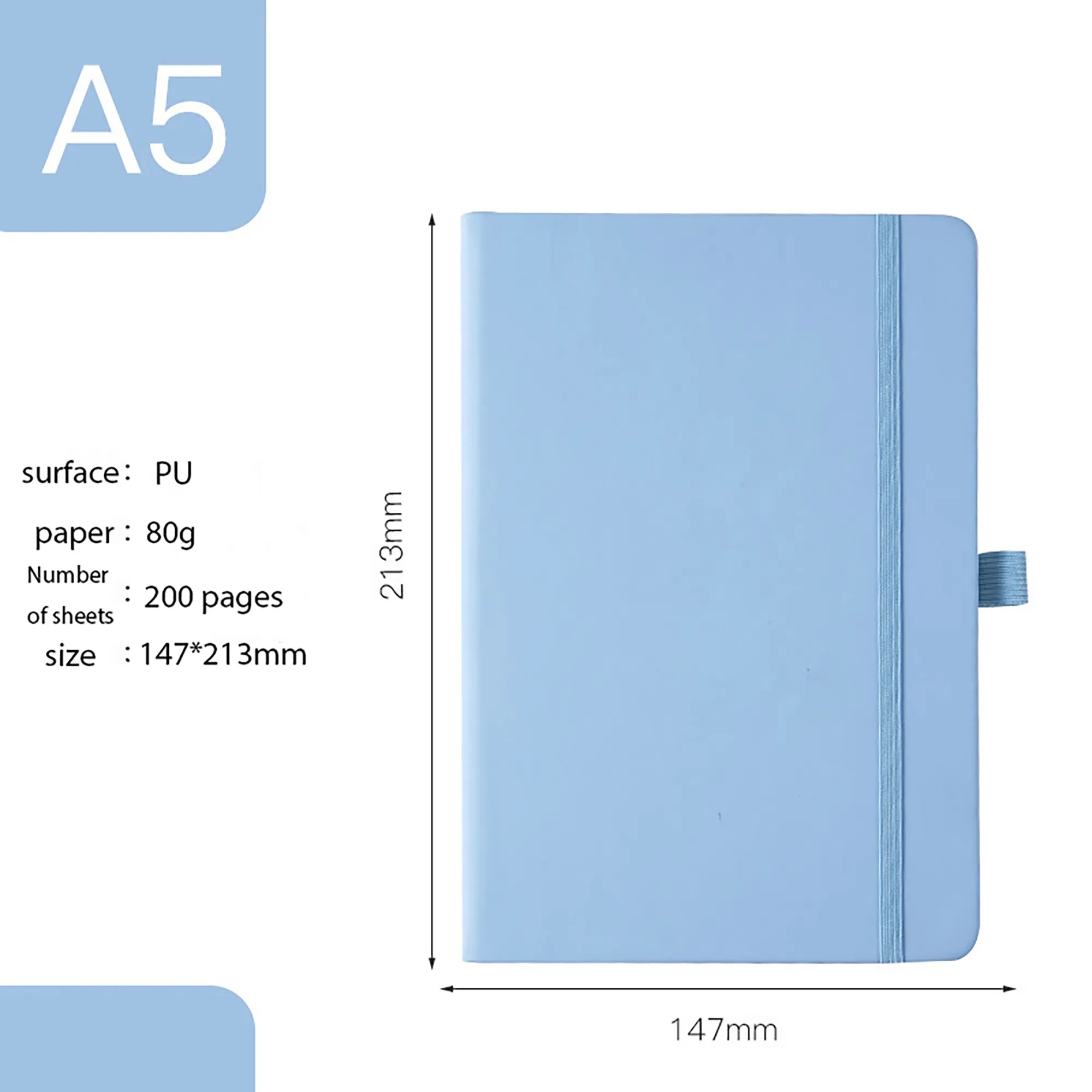 A5 Strap Notebook MOQ 50PCS 33