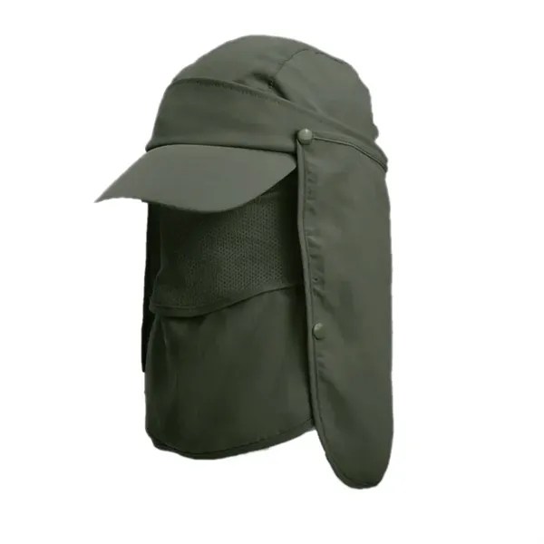 Custom Nylon UV Protection Bucket Hat With Neck Flap — Outdoor Recreation Giveaway 3