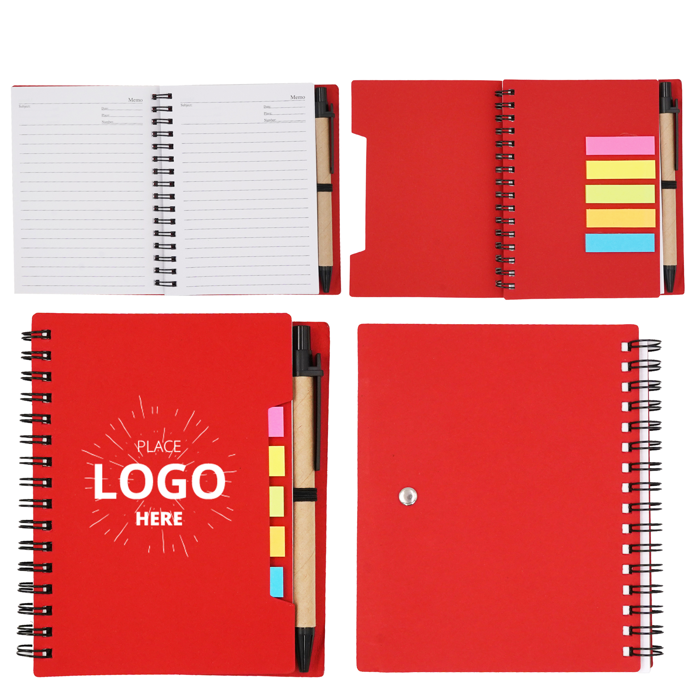 Kraft Linerboard Coil With Note Taking Notebook 12