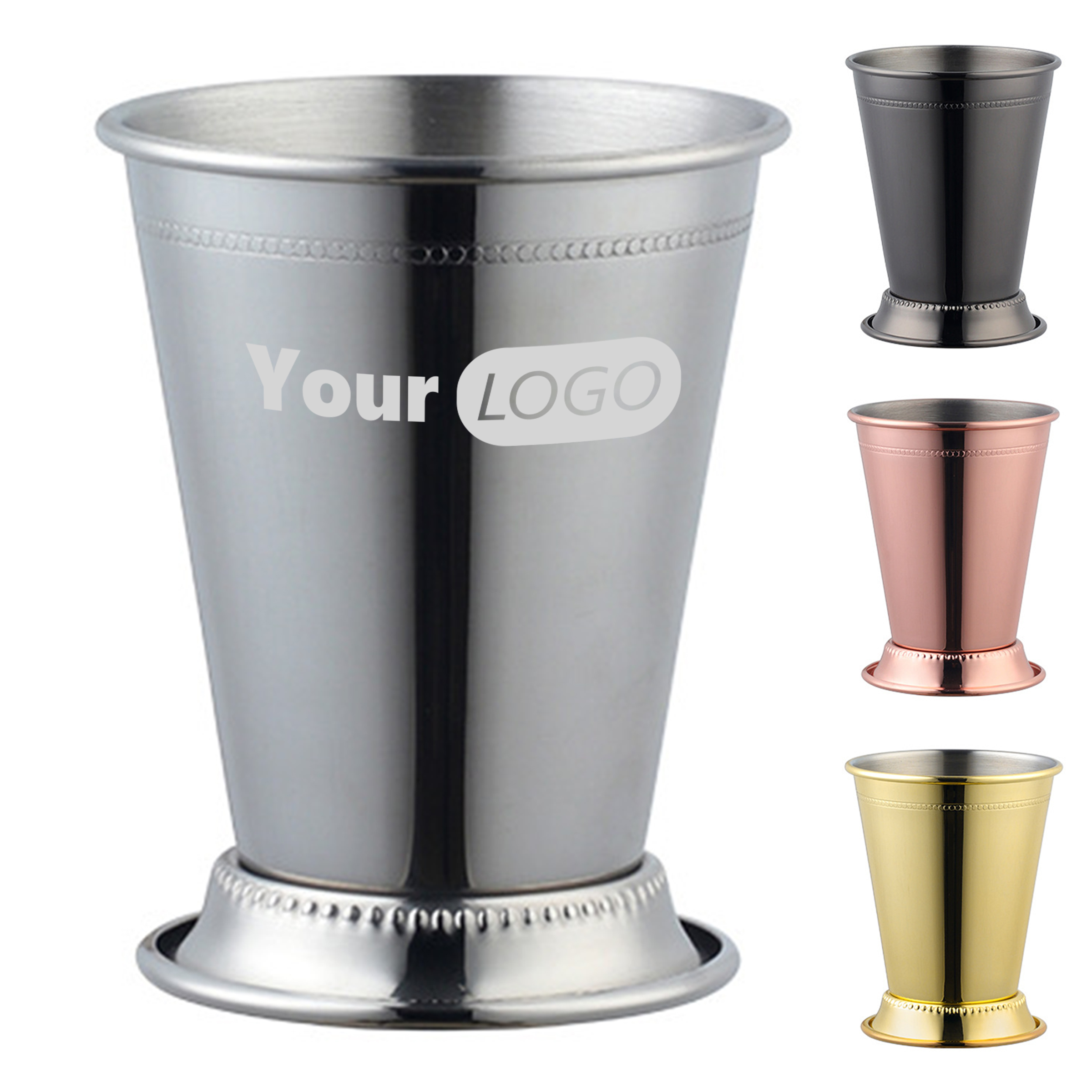 Stainless Steel Colored Cocktail Glass 8