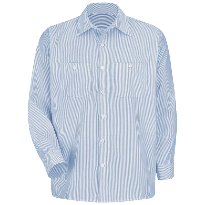 Red Kap Men's Industrial Stripe Work Shirt - SL10