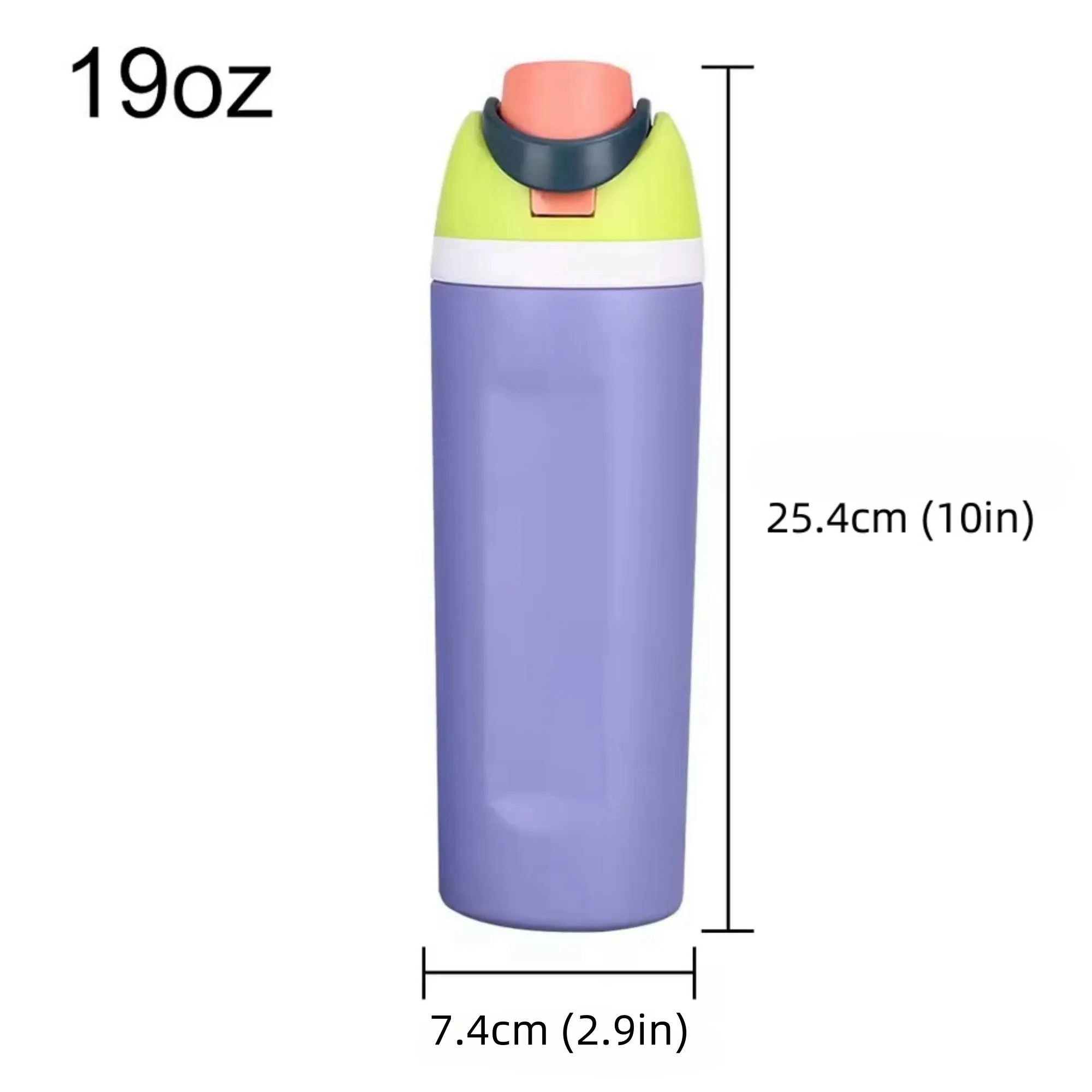 Full Color 16/19/24/32OZ Insulated Sports Water Bottle 17