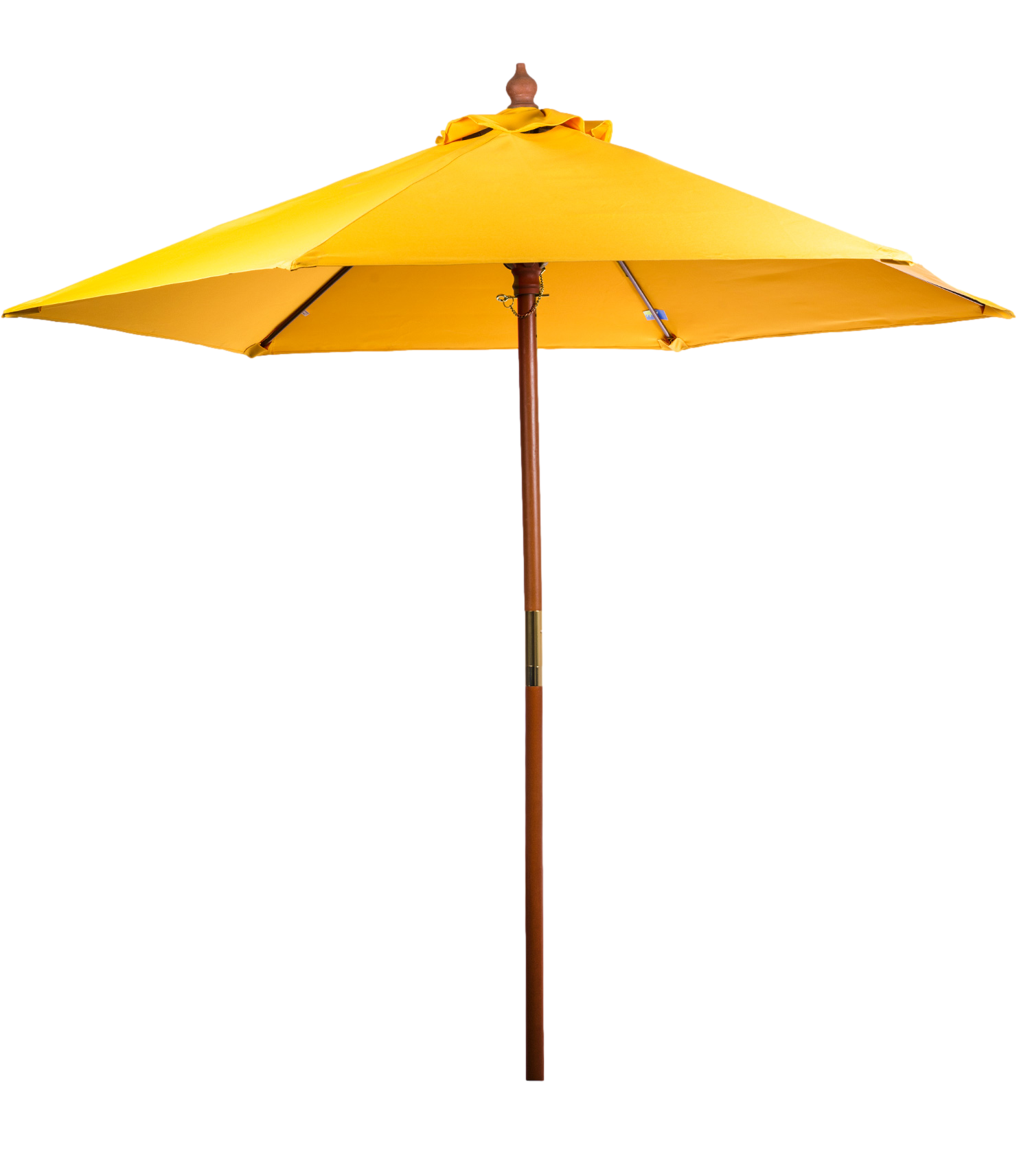 7' Wooden Market Umbrella 36