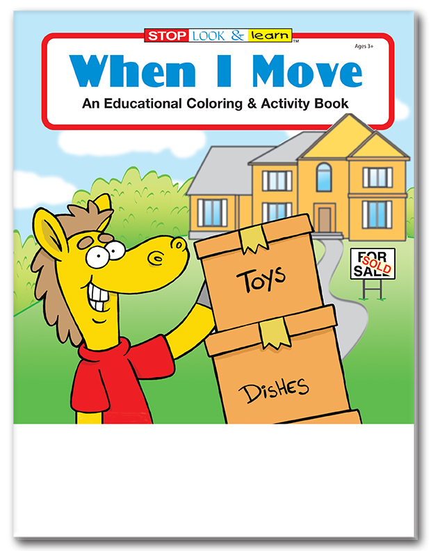 COLORING BOOK When I Move Coloring & Activity Book 0466 Coloring