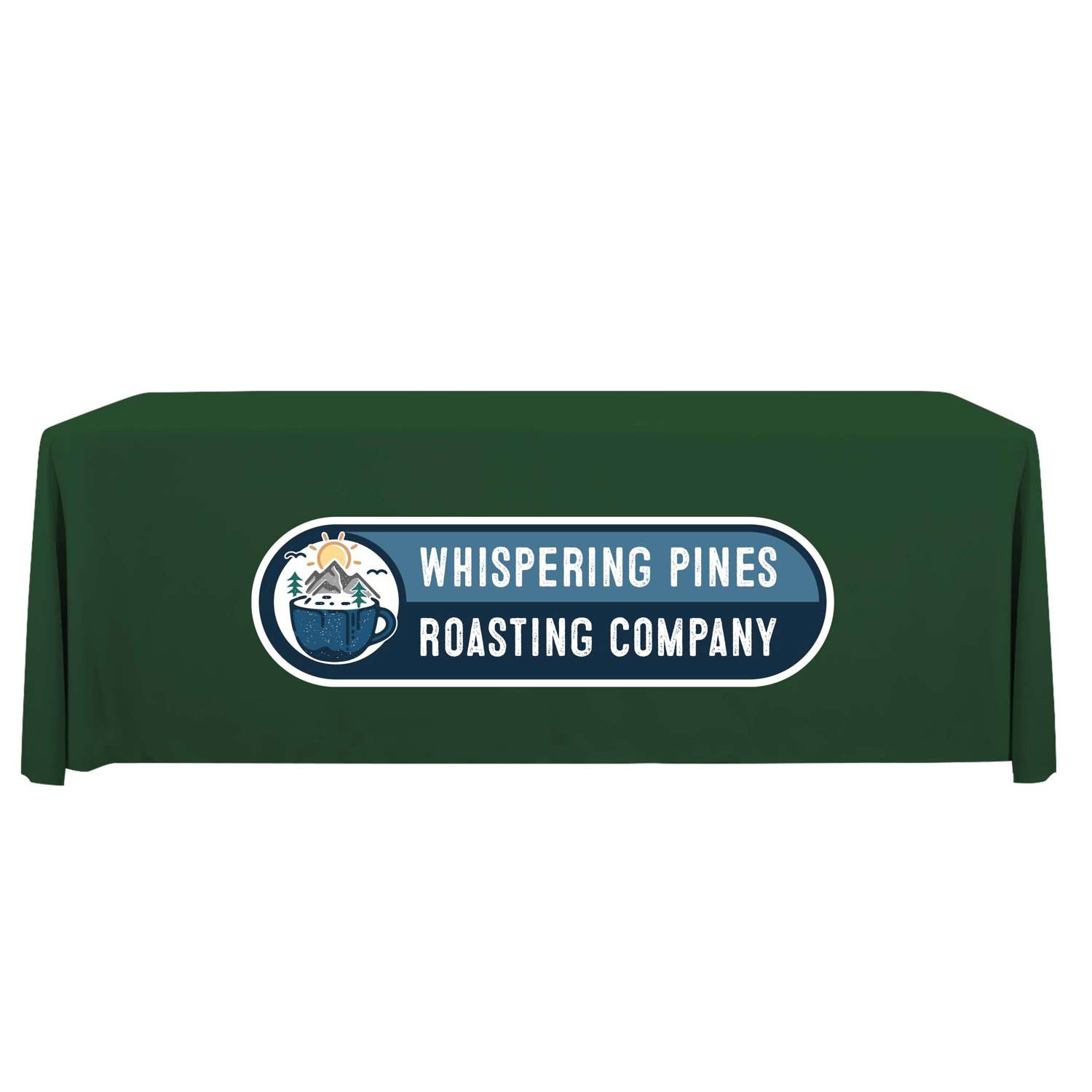8' Stain Resistant Pro 3-Sided Throw Full-Color Imprint 8
