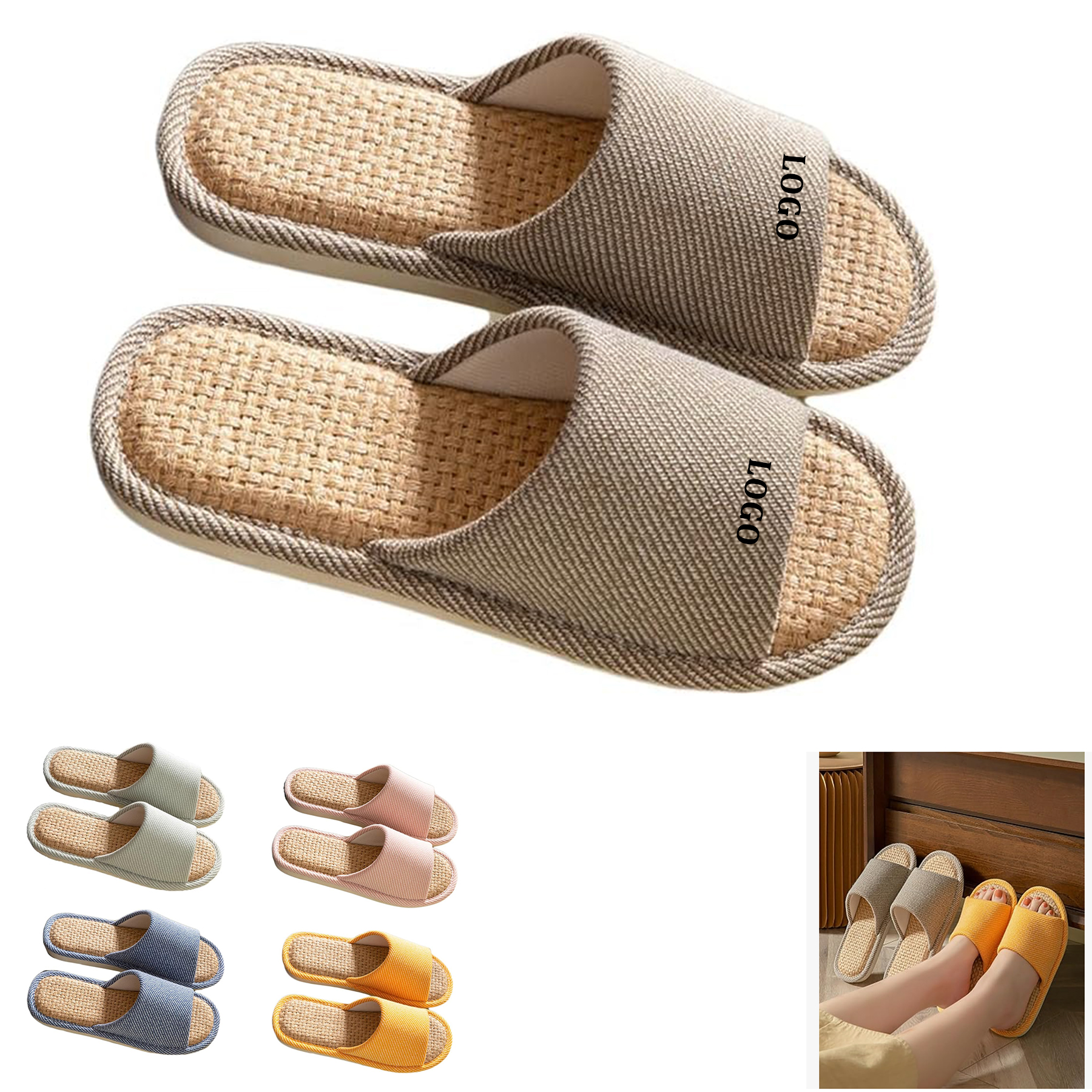 Linen Slippers 10