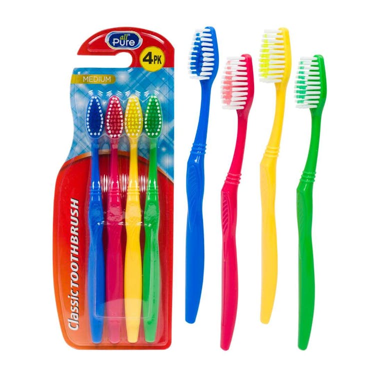 Classic Toothbrushes - Assorted 4 Pack 3