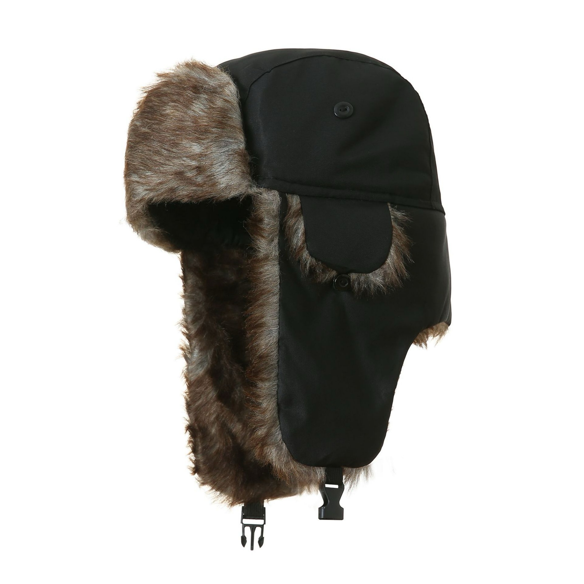 Insulated Faux Fur Aviator Hat for Snowy Conditions 14