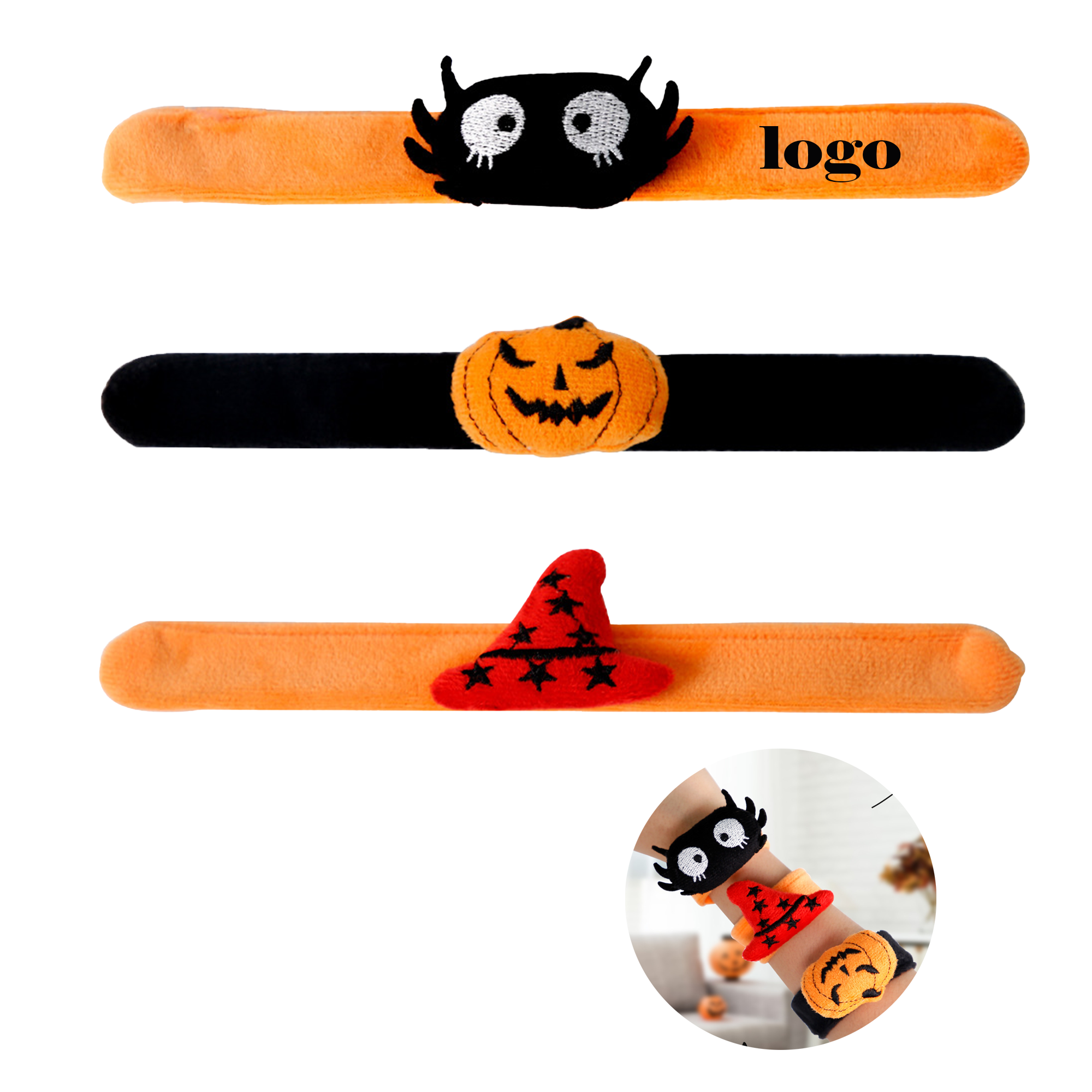 Halloween Funny Slap Wristband Bracelets 4