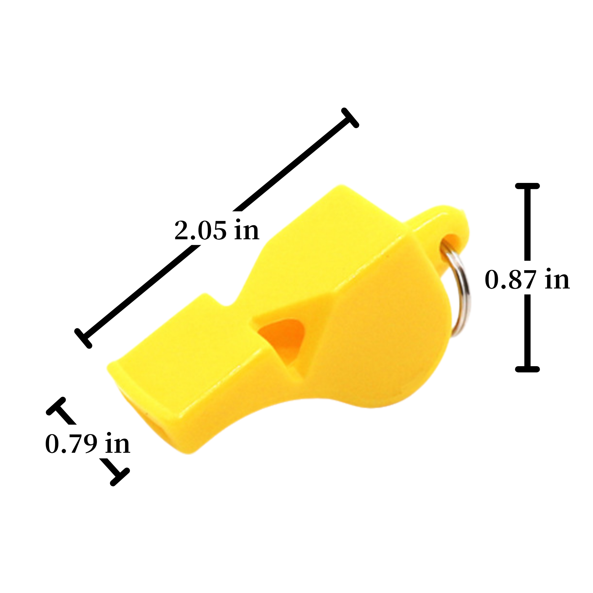 Loud Sports Whistle with Keyring for Referee 3
