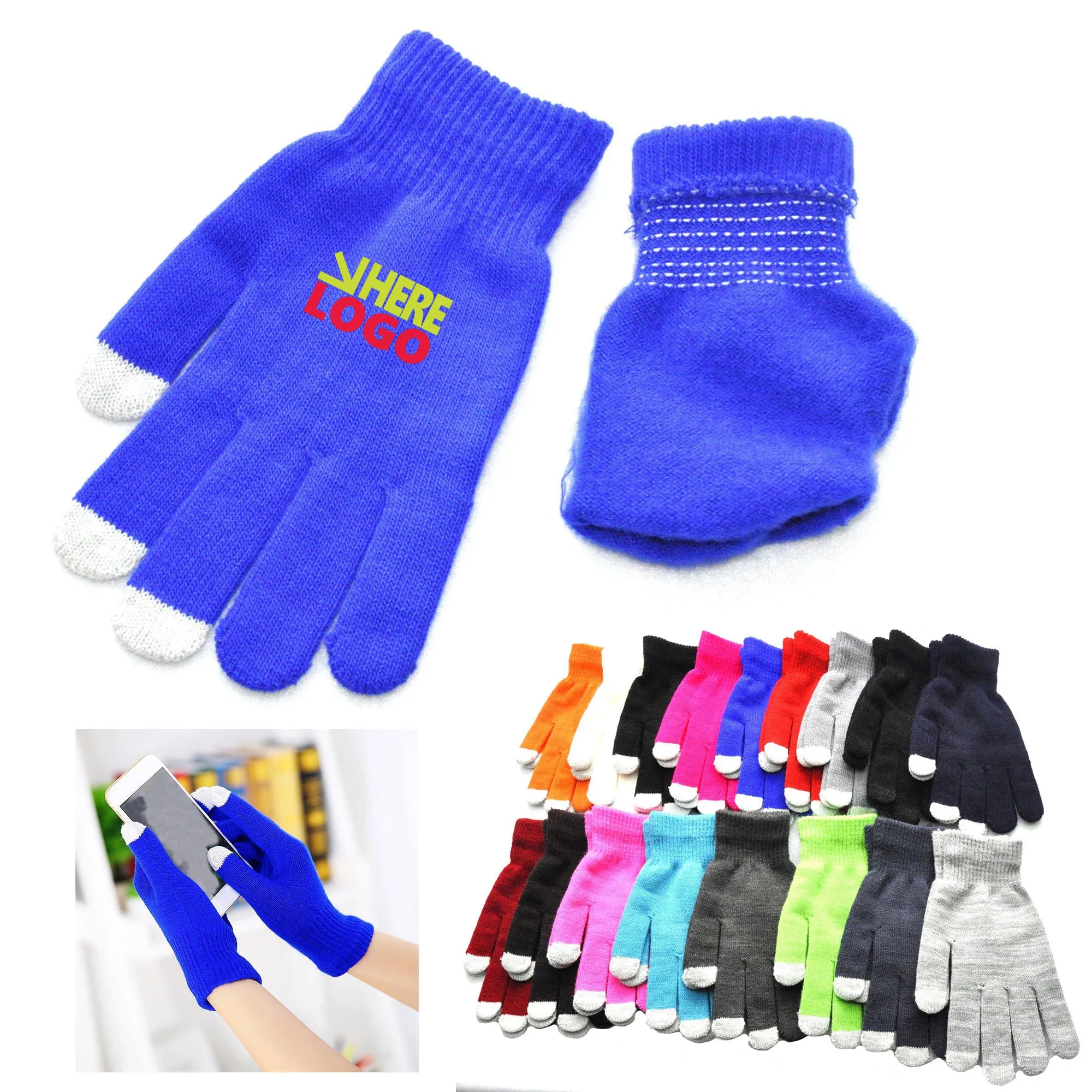 Winter Touchscreen Knitted Gloves 11