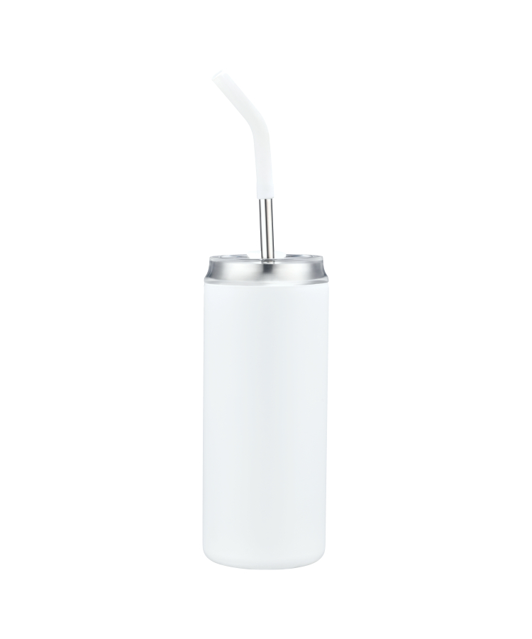 Union Printed - 20 oz Vacuum Tumbler Can w/ Straw - Full Color 14