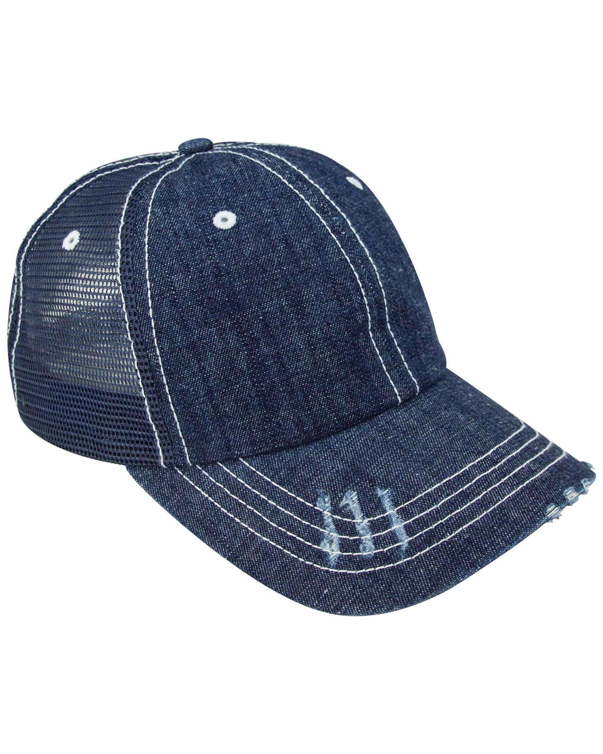 Mega Cap - Denim Mesh Cap
