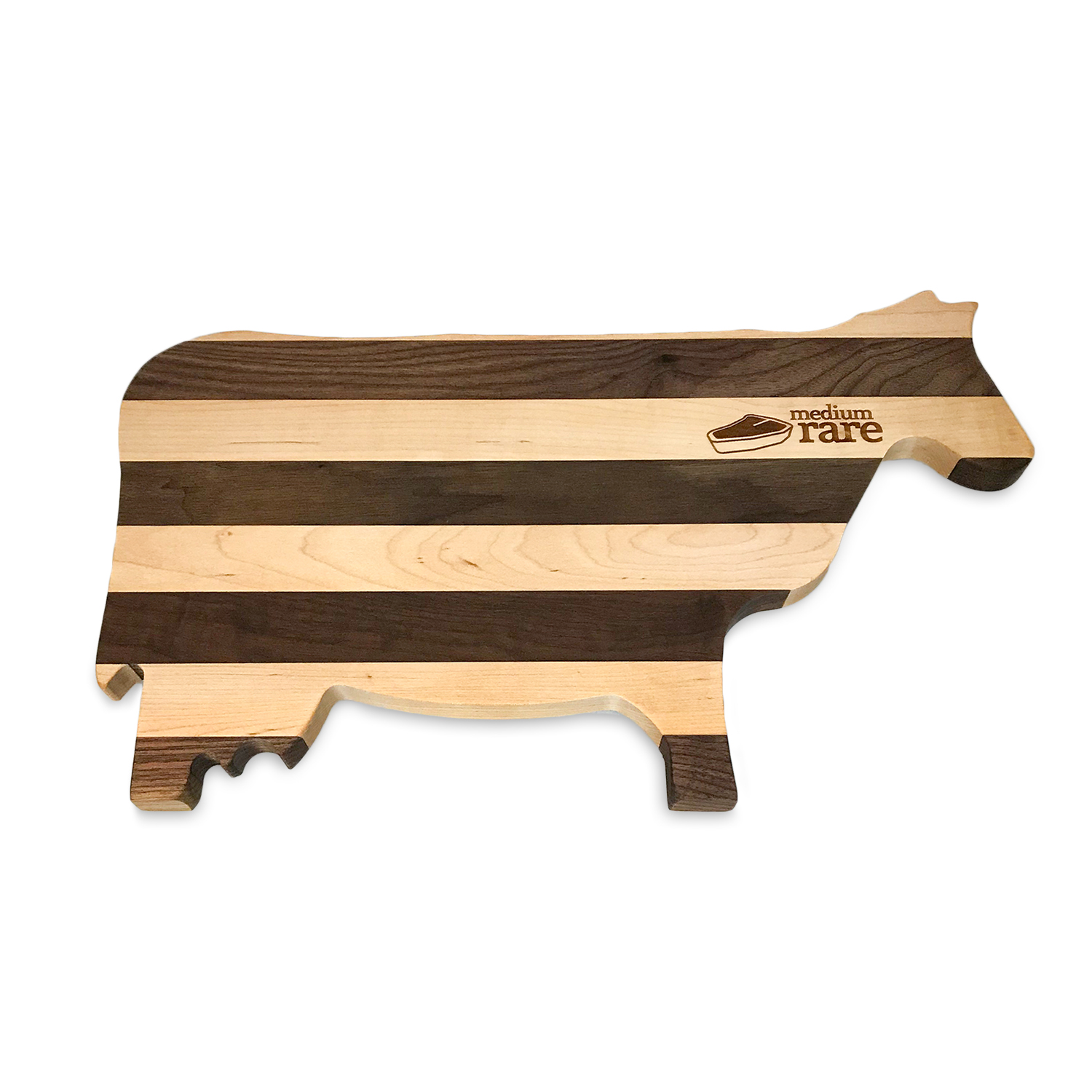 Wood Cutting Board - Cow