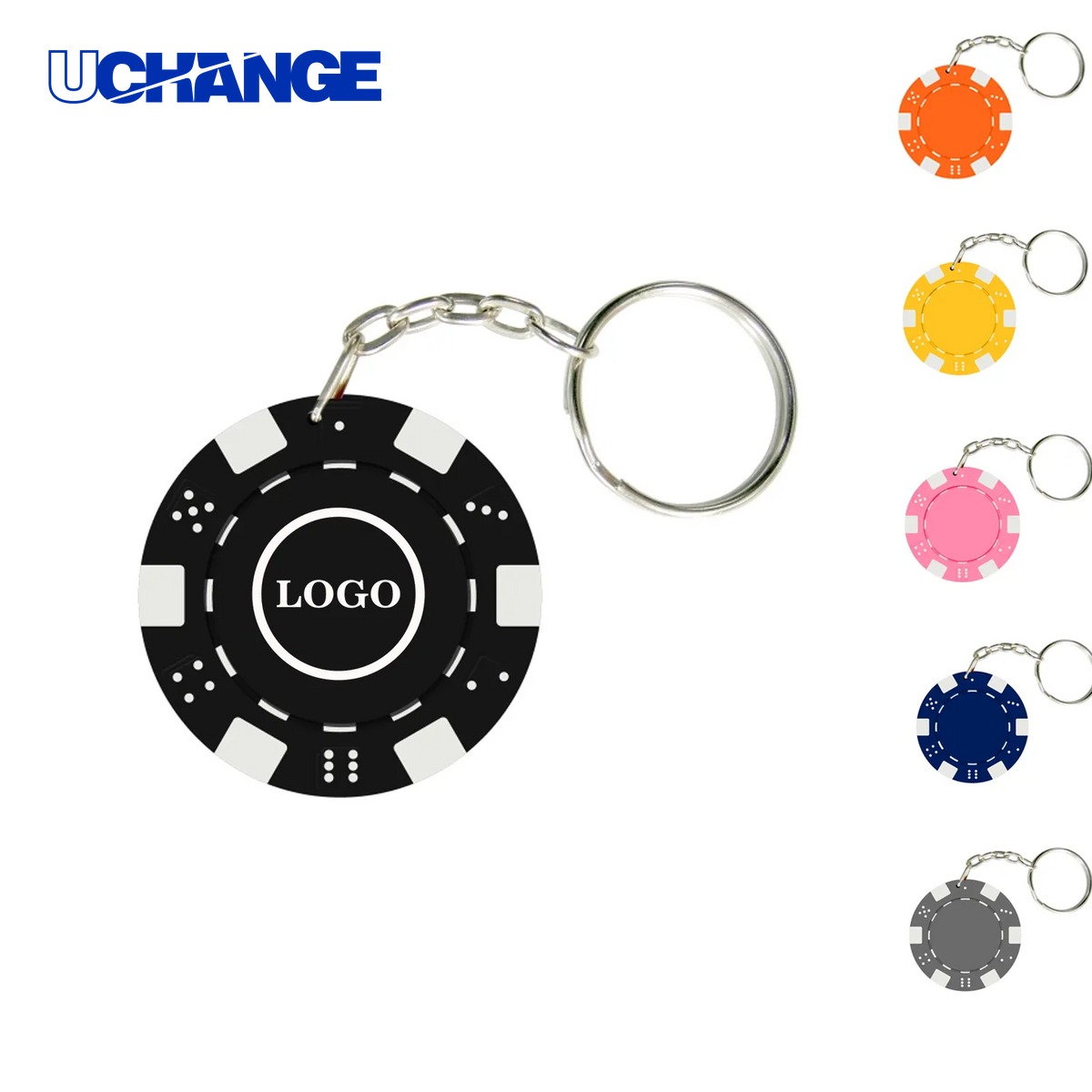 Poker Chip Keychain