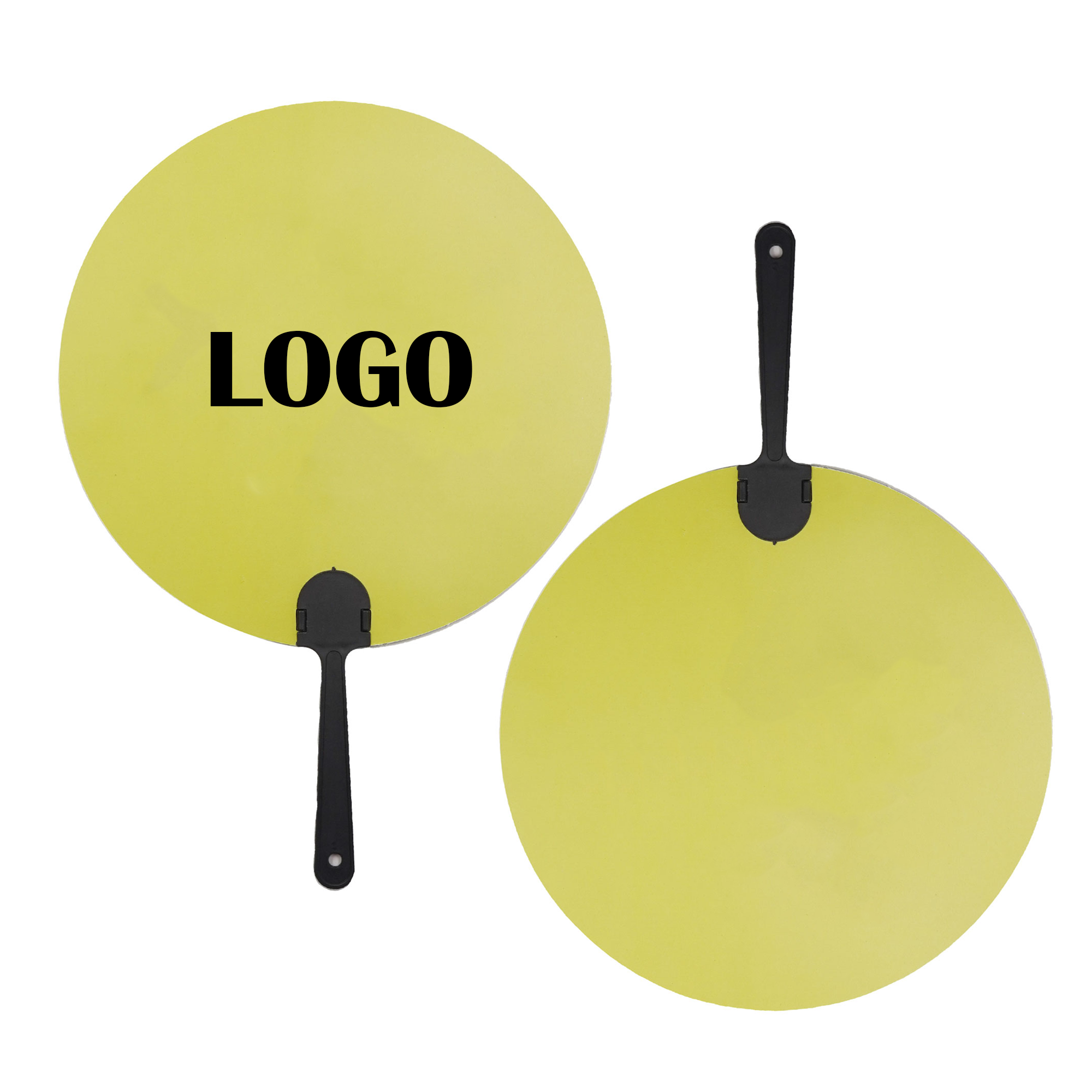 Vibrant Full Color Fan With Lightweight Plastic Handle For Events 3